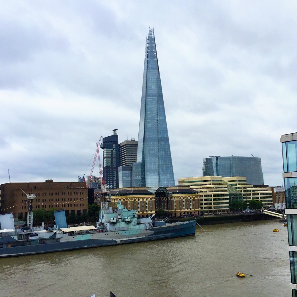 The Shard: view from our hotel balcony