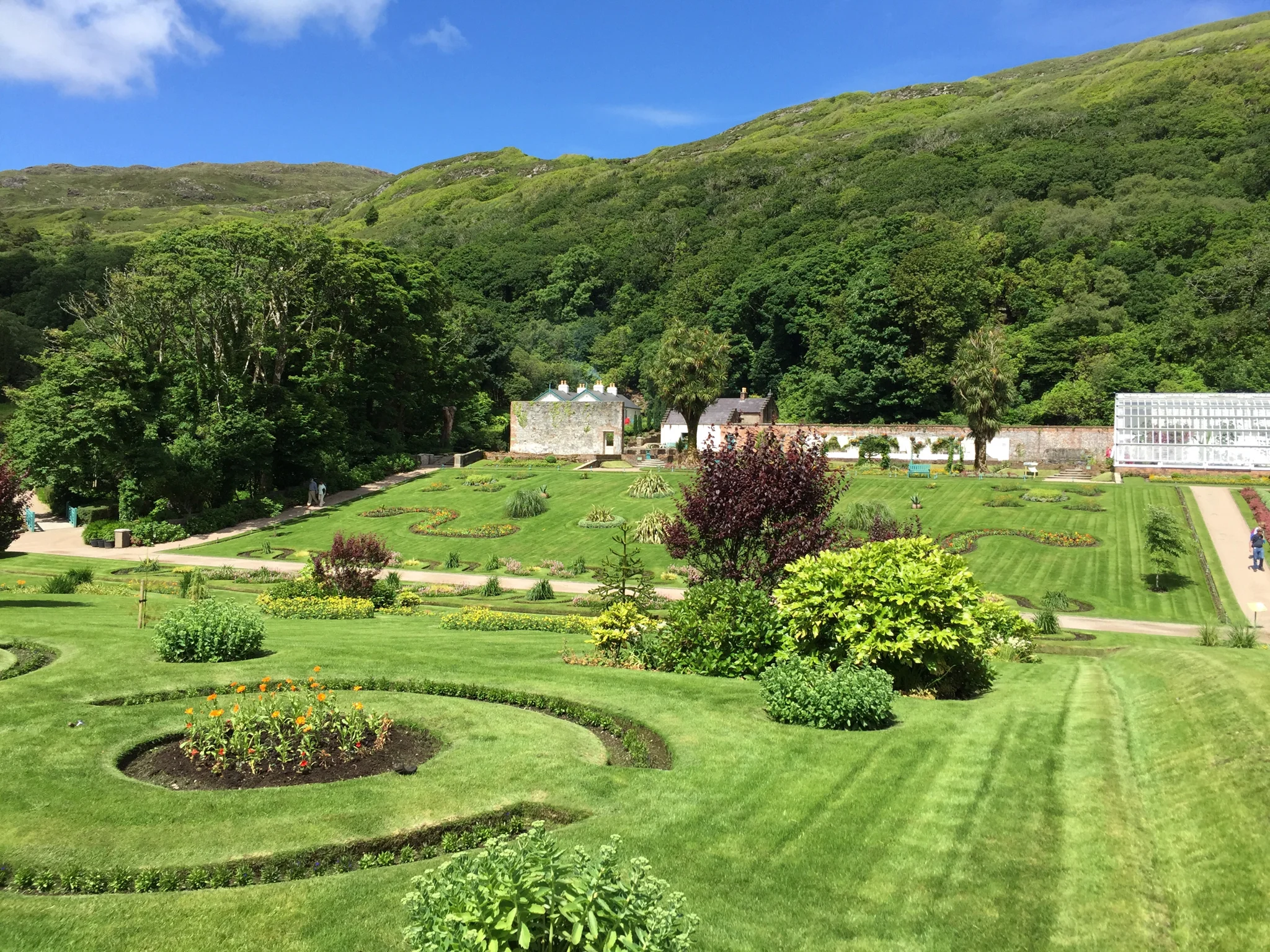 View of the strolling, formal gardens.