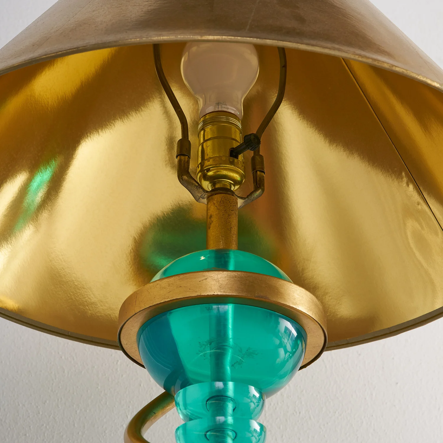 Pair Of Post Modern Van Teal Lucite Table Lamps South Loop Loft