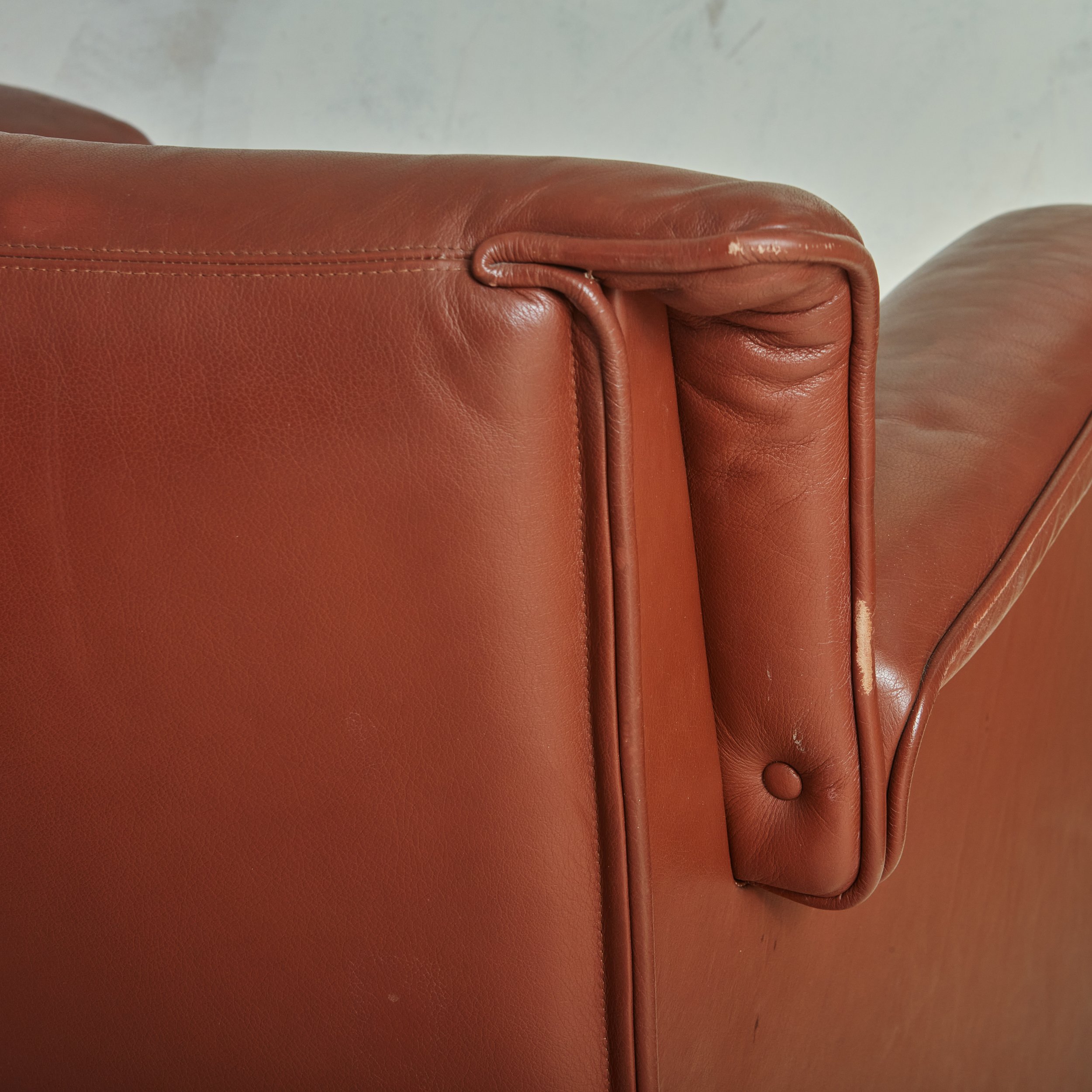 Lauriana' Chairs in Cognac Leather by Afra + Tobia Scarpa for B&B