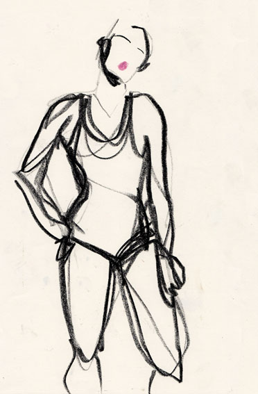 Hand on hip