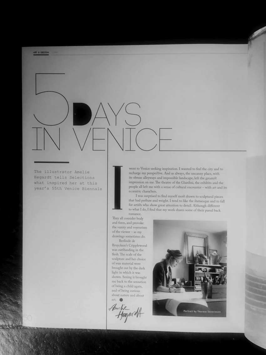 Venice Biennale for Selections Magazine