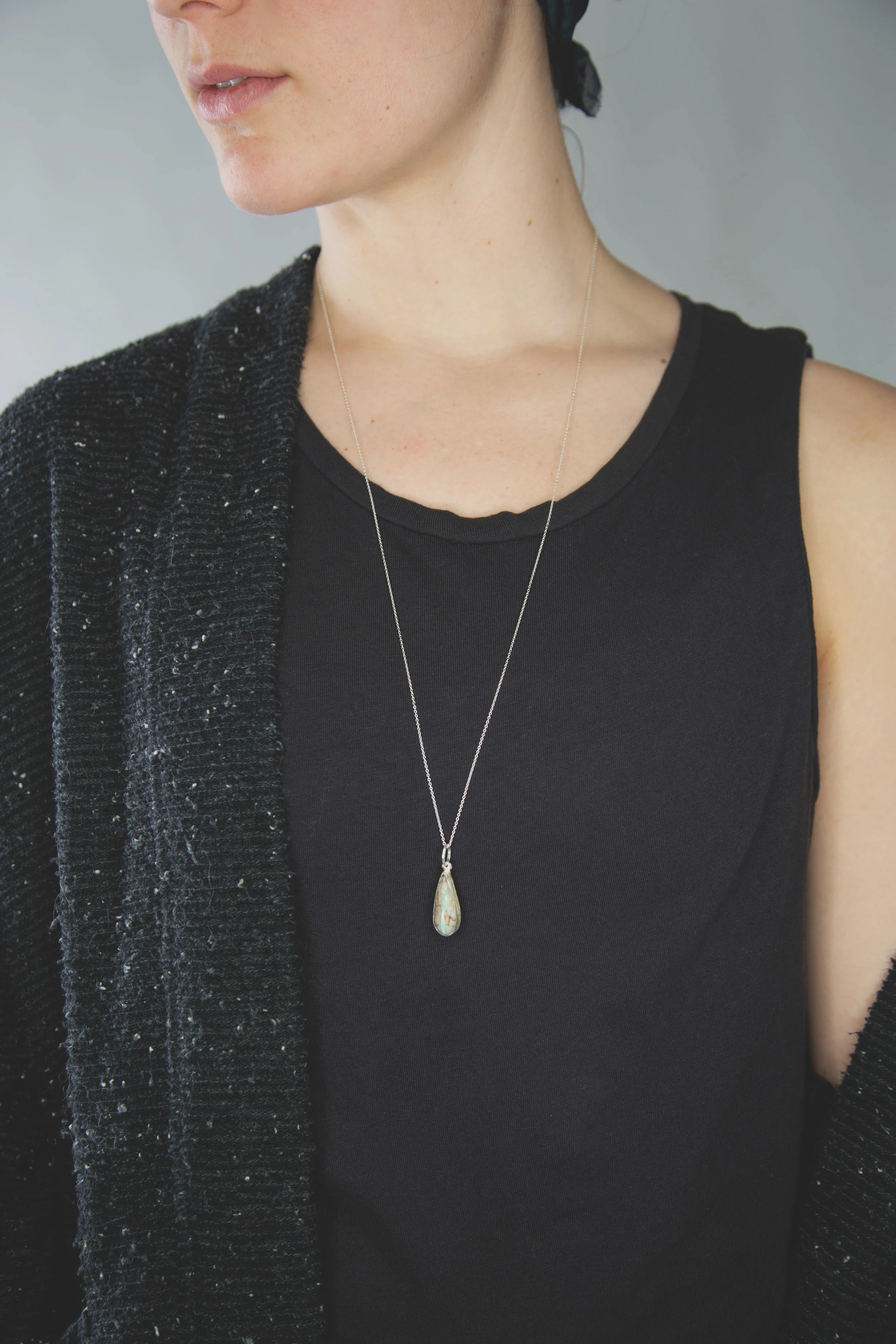 long necklace royston arizona turquoise handmade
