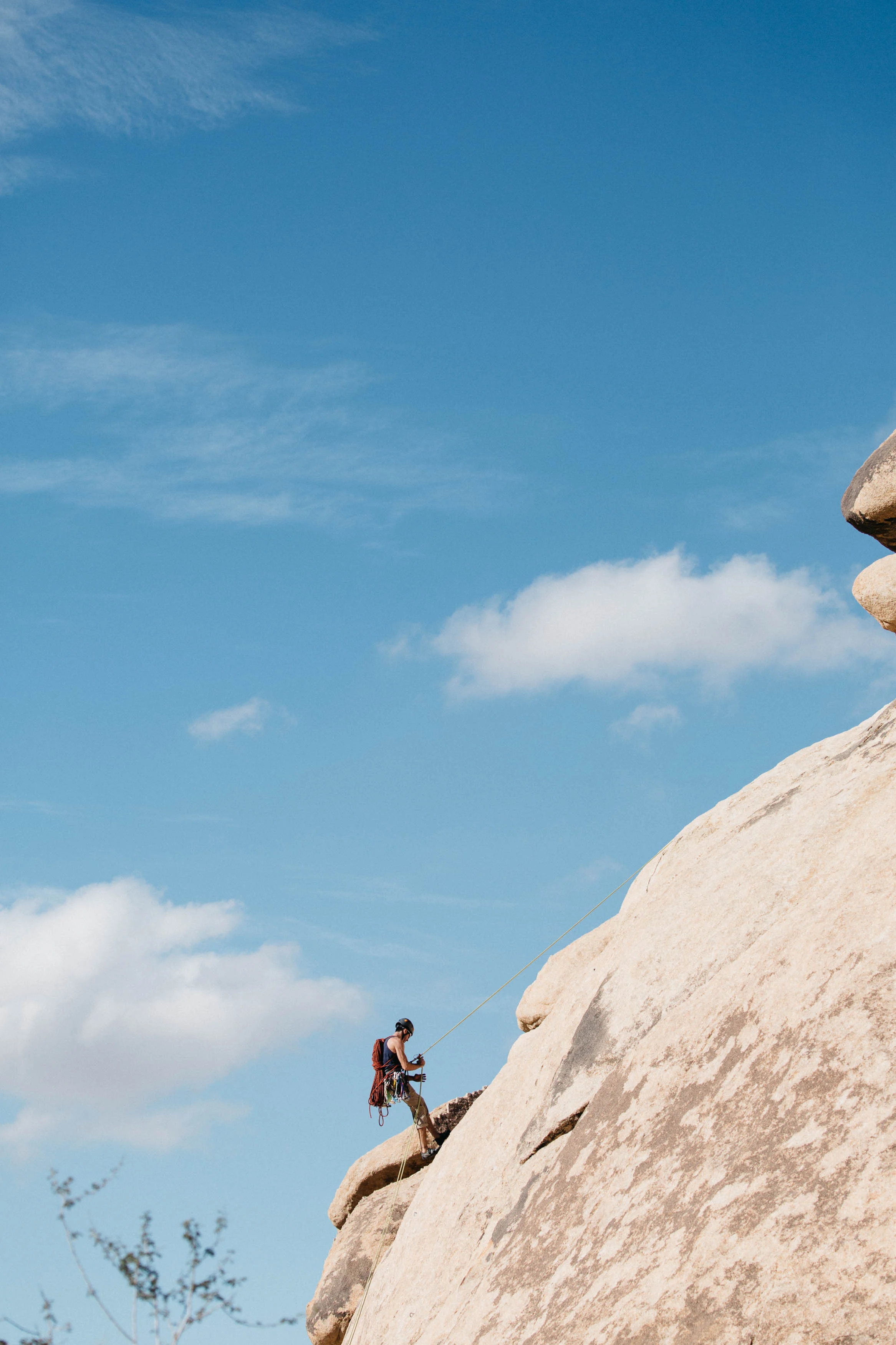 Travel Photography: rock climbers in California