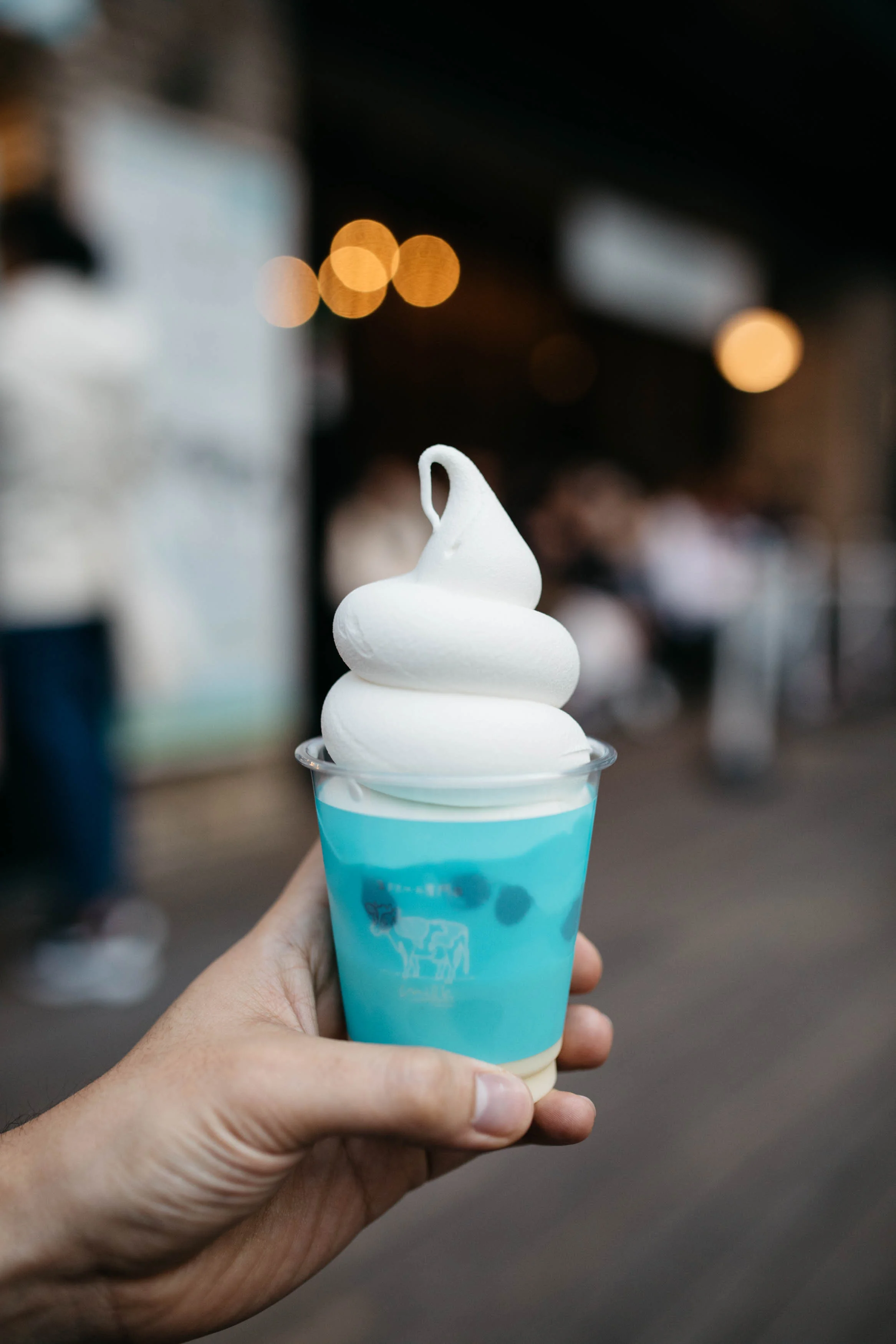 The prettiest soft serve in Tokyo, Japan
