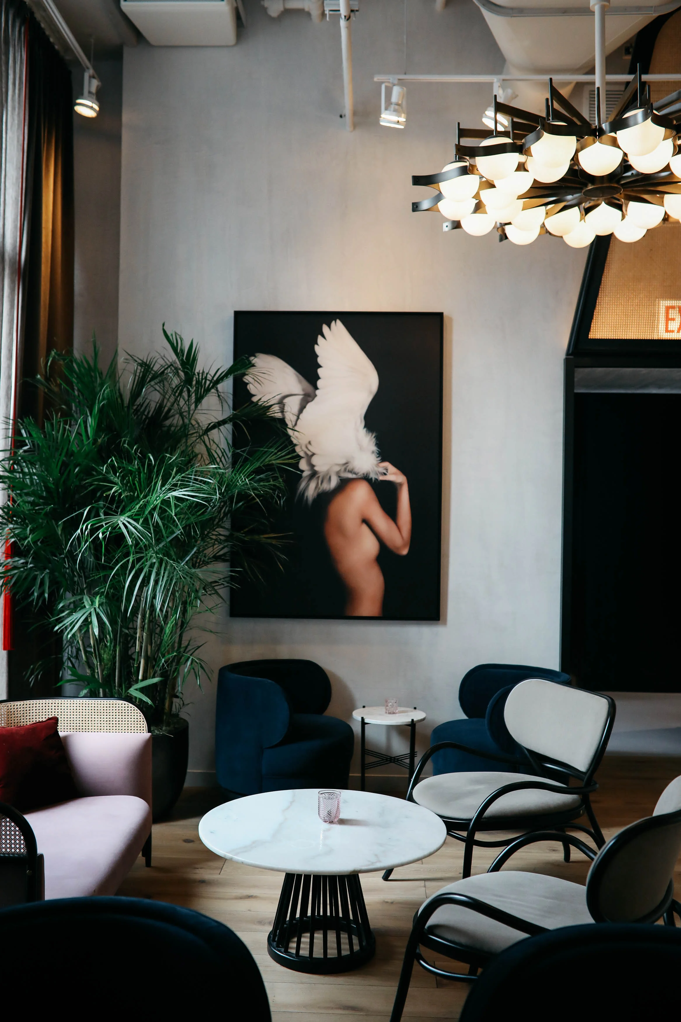Interior photography at Bellemore in Chicago