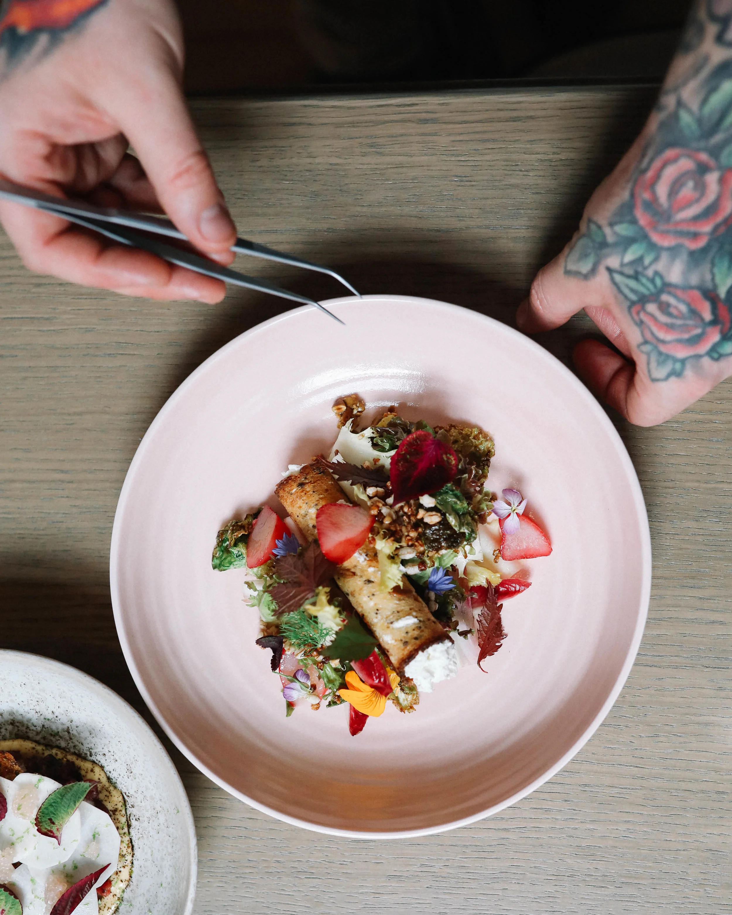 Overhead food photography at Bellemore
