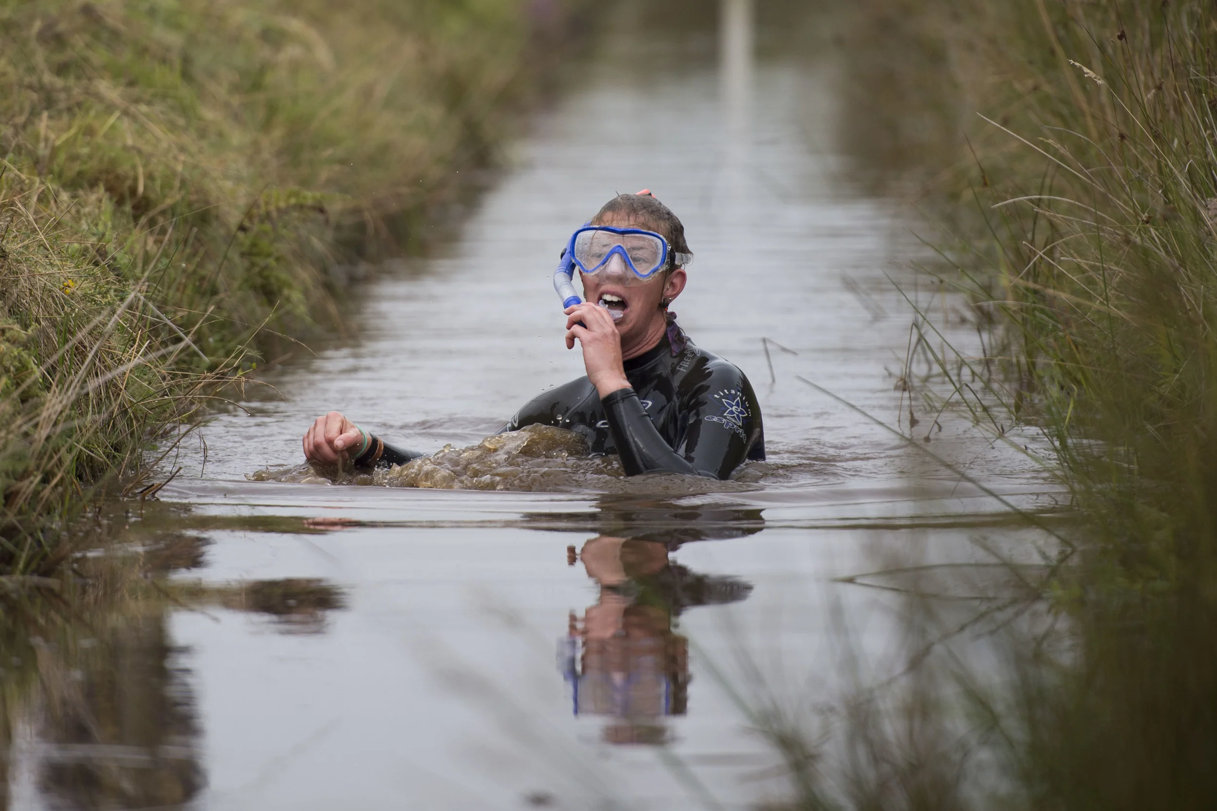 Bog snorkelling in Llanwrtyd Wells, mid Wales Matthew Horwood Photography