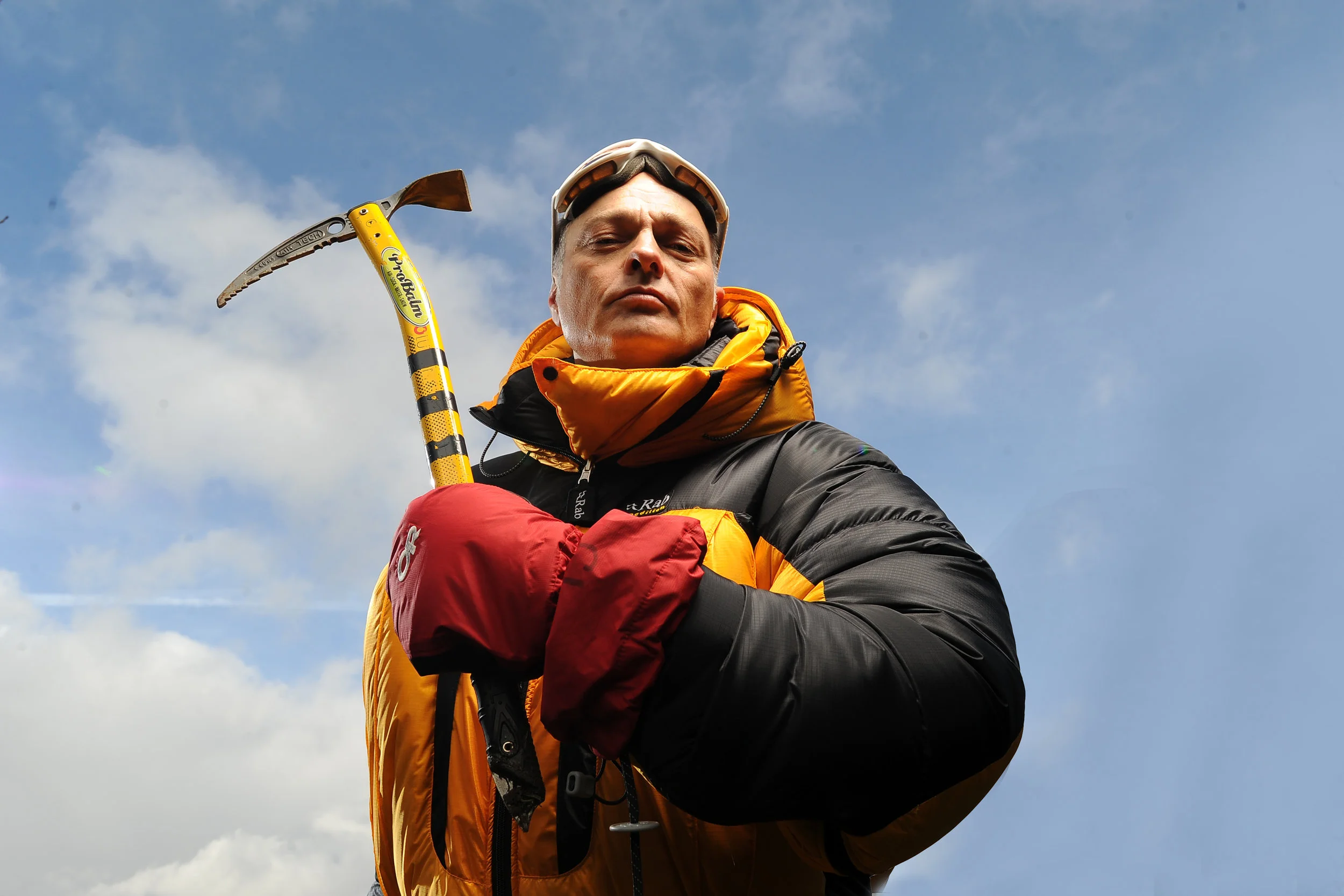 010213
Adventurer Jeff Smith is going to climb Everest and paraglide off the top.
PIC: Matthew Horwood / Media Wales