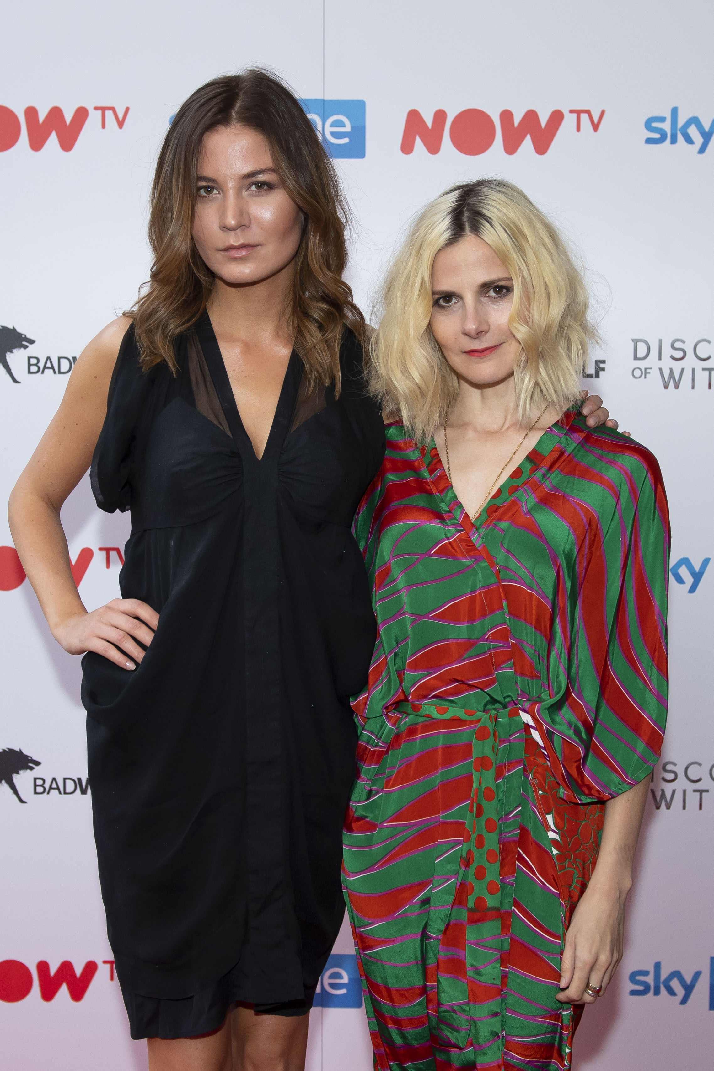  CARDIFF, WALES - SEPTEMBER 05: Malin Buska and Louise Brealey attend the UK Premiere of 'A Discovery Of Witches' at Cineworld on September 5, 2018 in Cardiff, Wales. (Photo by Matthew Horwood/Getty Images) 