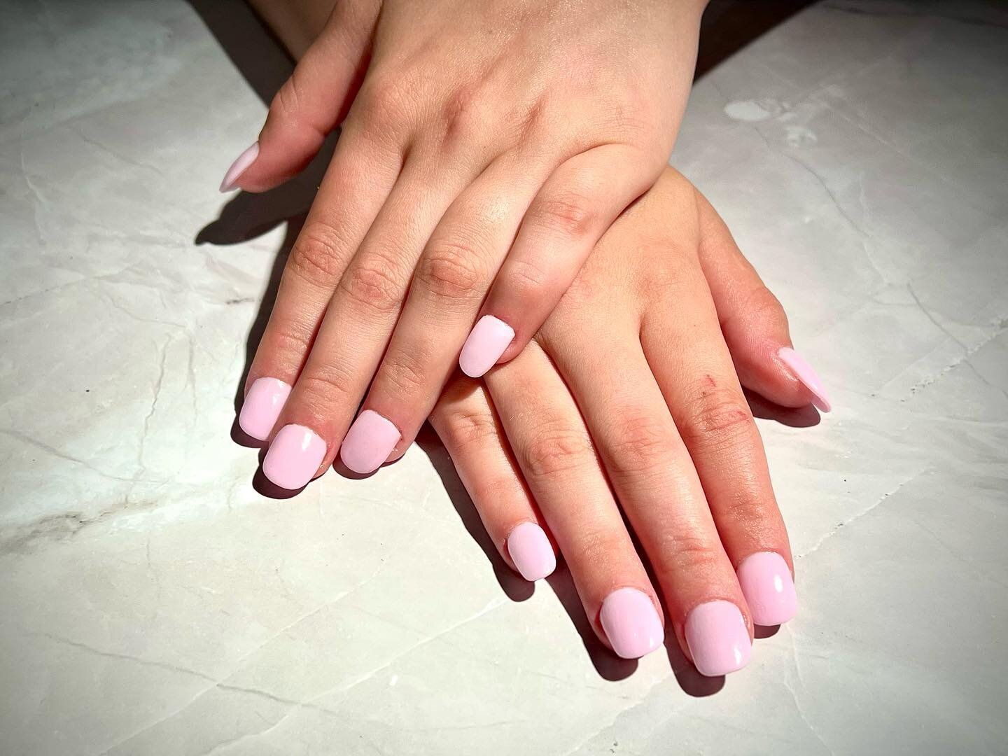 Small Nails Before and After Dip. Text: 6104462128 to schedule an appointment #havertown #havertownlife #mainline #delawarecountypa #delco #delawarecounty #philly #poshmanipedi #naturalnails #gel #dip #lashes #hardwax #reflexology