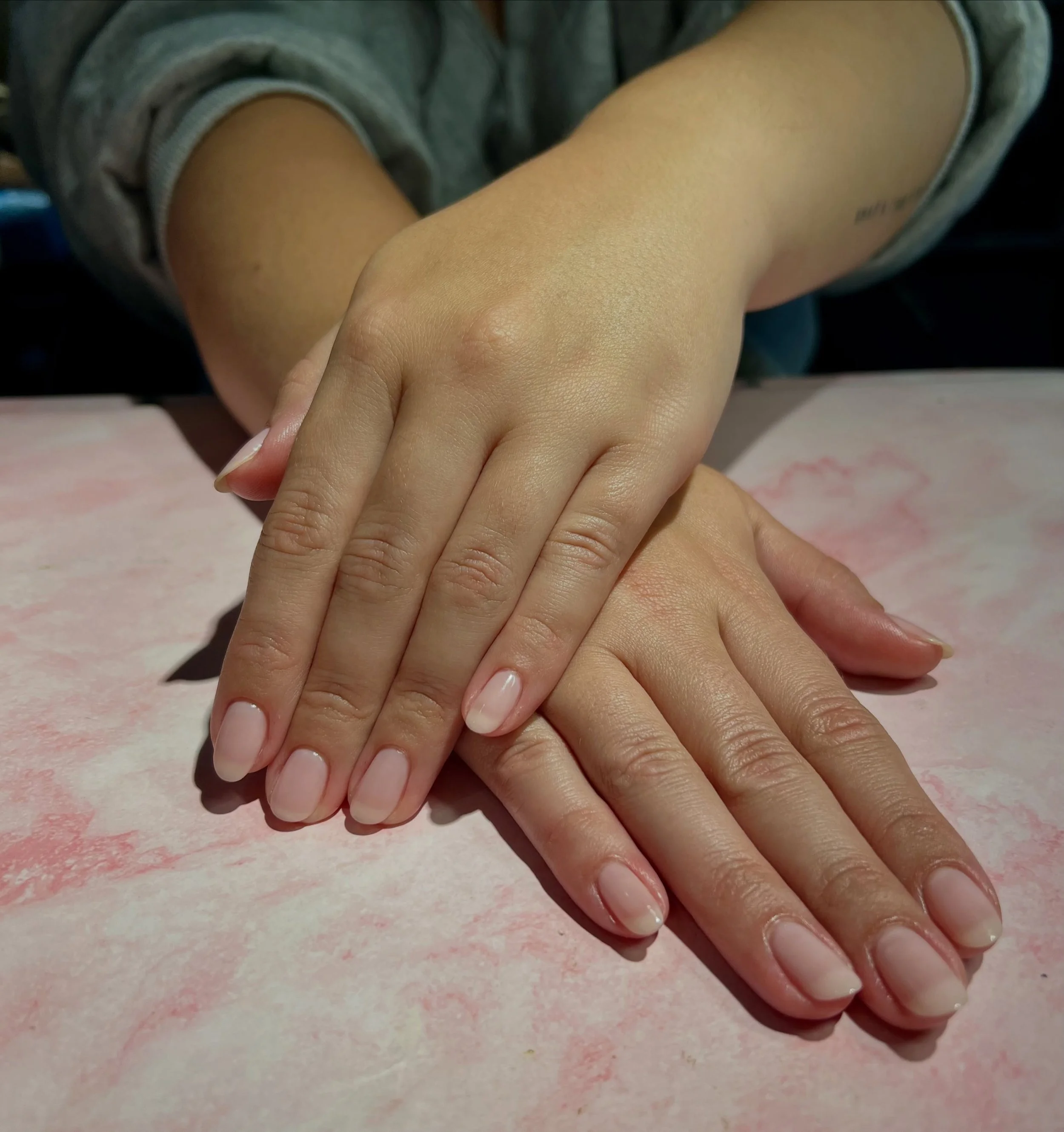 #poshmanipedi #havertown #naturalnails