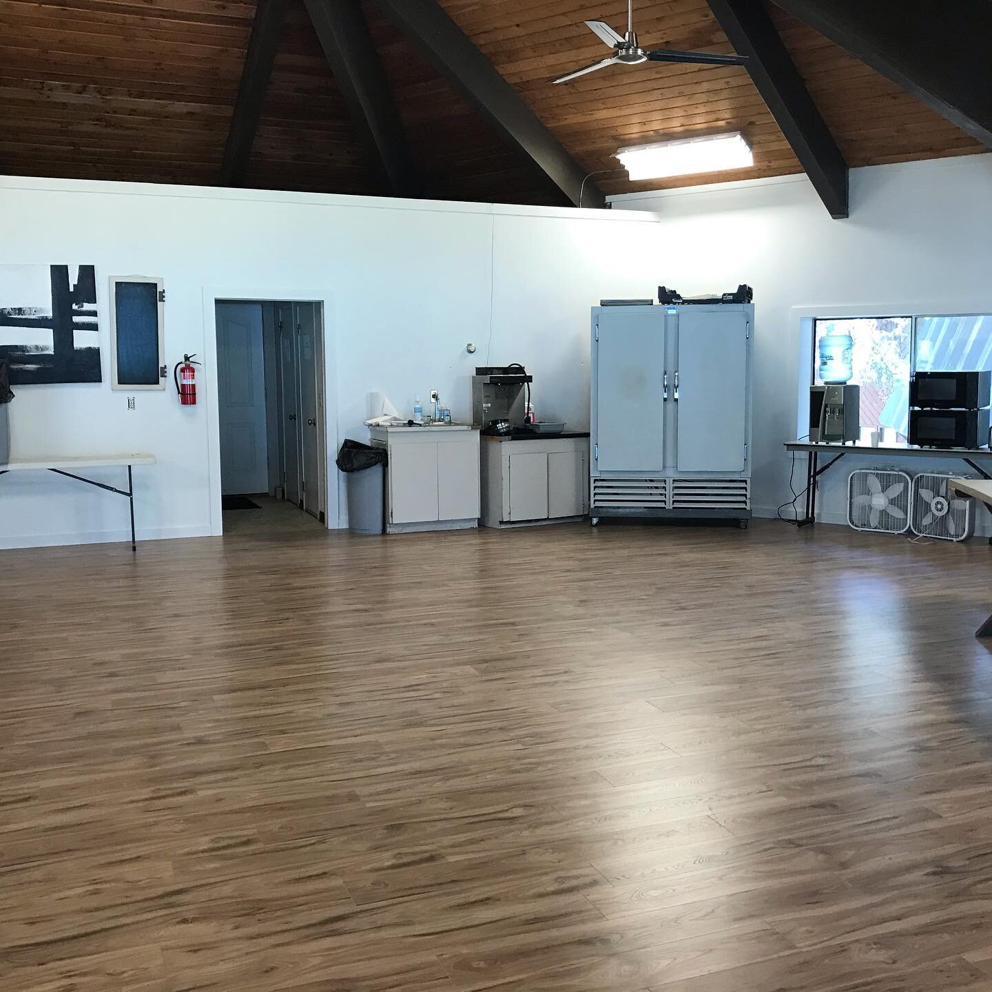 The dining hall just got better! New floors, a fresh coat of paint, new ceiling fans and a few more operable windows! Can&rsquo;t wait for groups to enjoy it this summer! #idahocamp #idahoretreat #idahoevents #idahoretreats #christiancamps #summercam