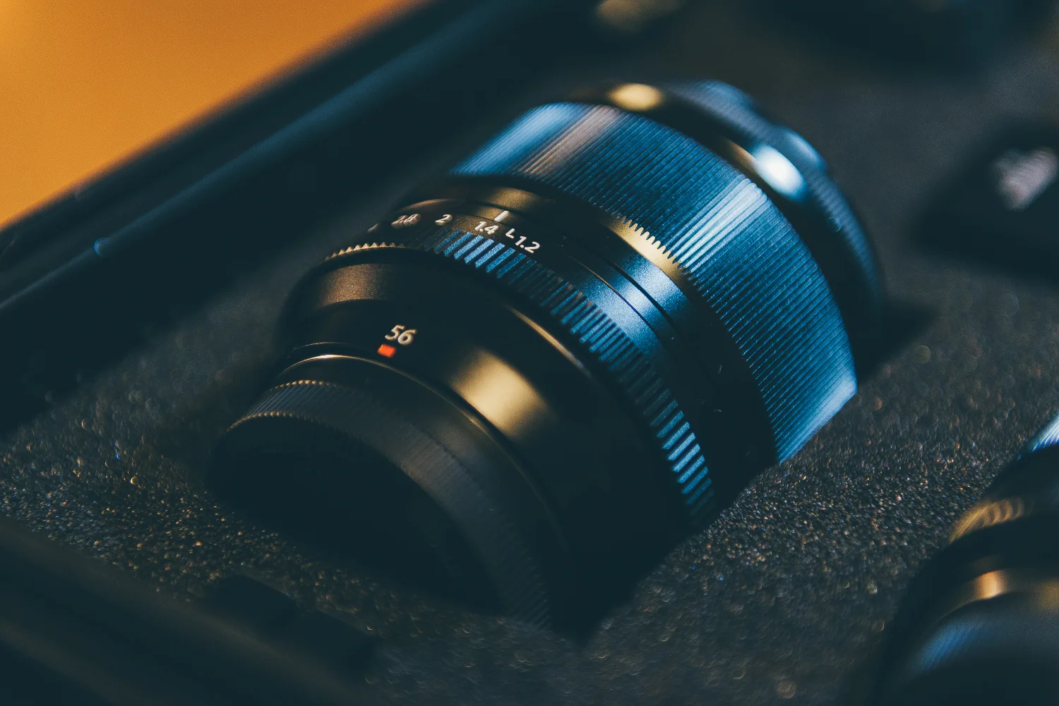 The fastest lens in my kit, the gorgeous 56mm 1.2...
