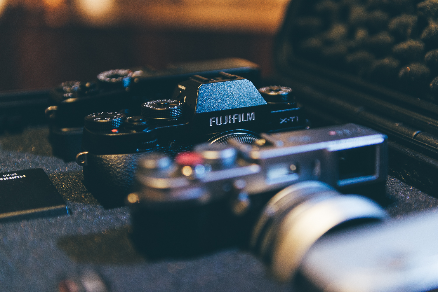 Standing out, the XT1 with it's 'EVF hump'...