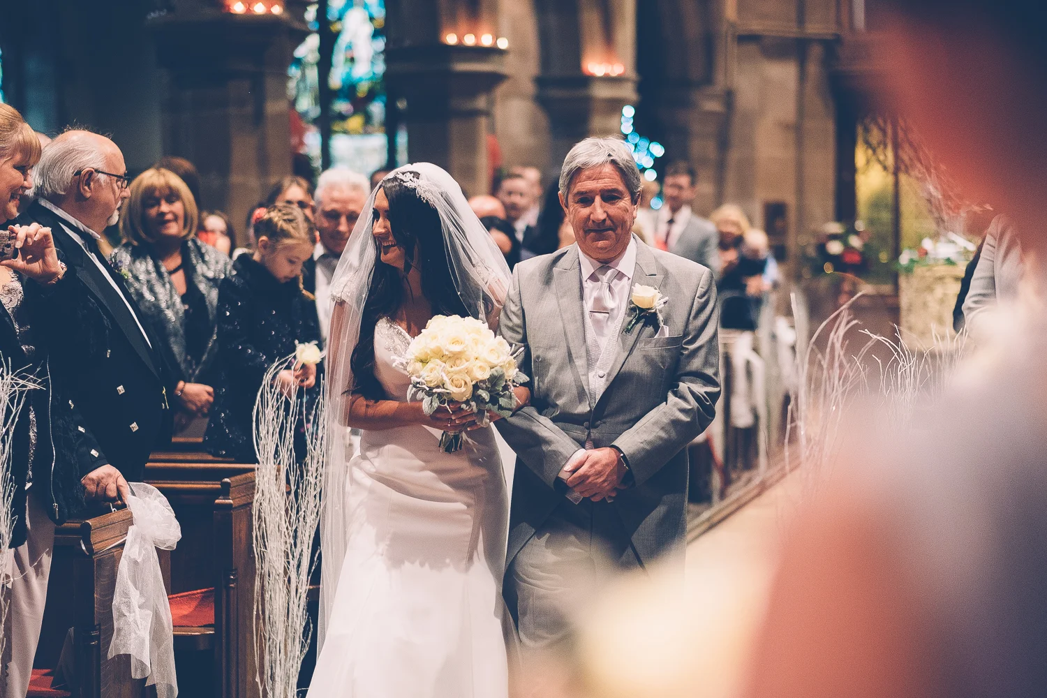 Photography by Howard's Photo - Walking down the aisle