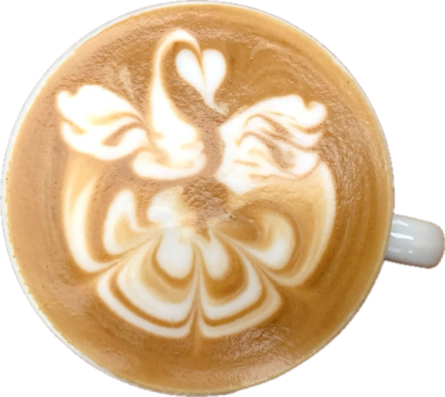 Schwan Rosette_Latte Art_freigestellt_Schoenbergers Kaffeegreissler.png