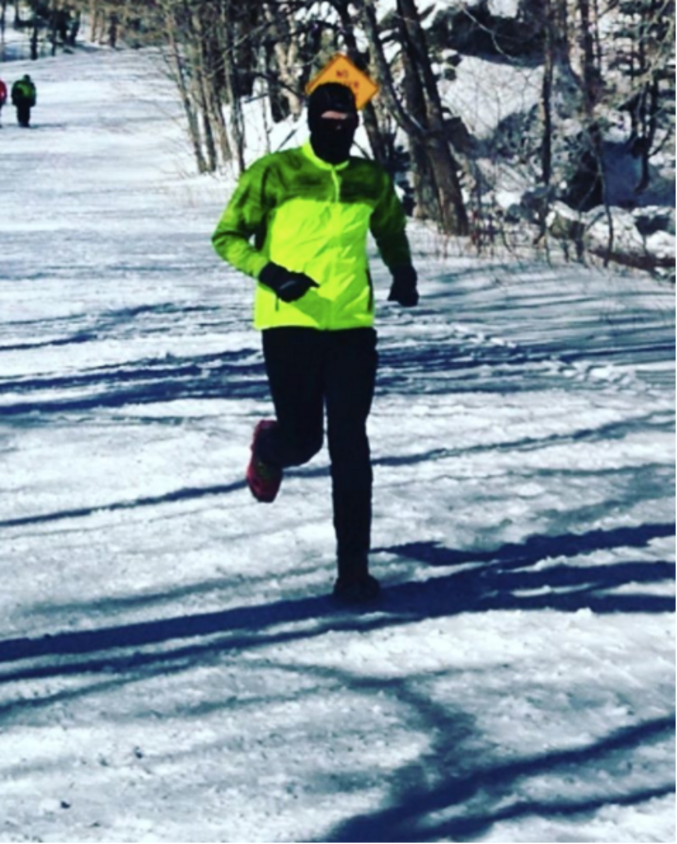 Seven miles conquered in -5 degree weather that felt more like -25 with the wind chill. Now THAT was impressive! Photo cred: Hunter Stewart