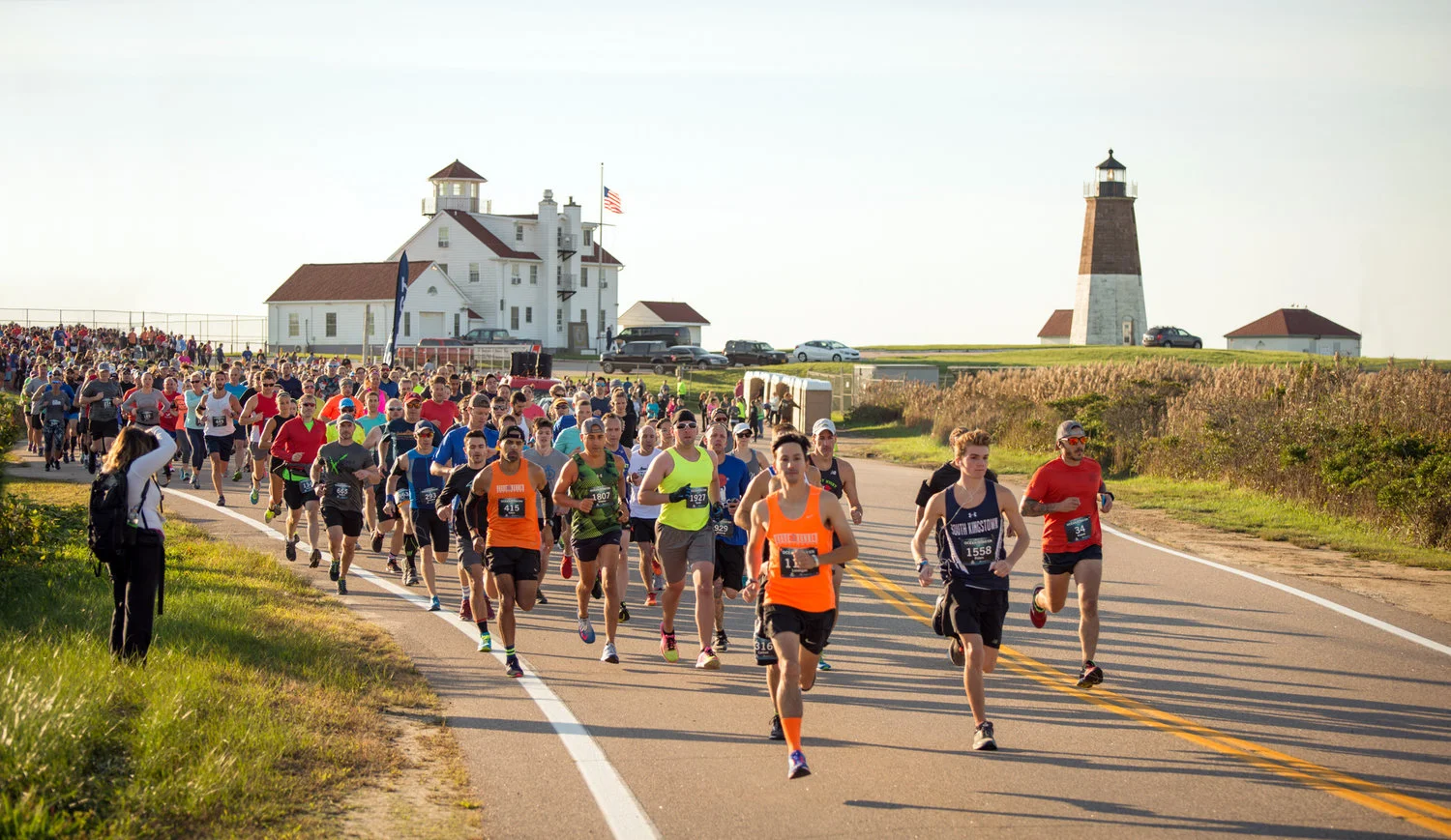 Ocean Road 10k This is an awesome 10k and is always a good time. It takes place on October 6th and is a super scenic run along ocean road in Narragansett. The 10k distance is unique and this one is always a fun race.