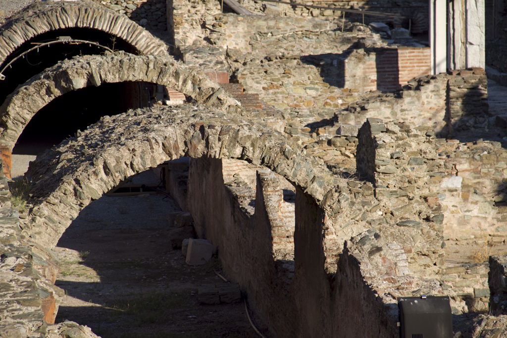 Ancient stone arches in Thessalonica. Image from Logos Bible Software.