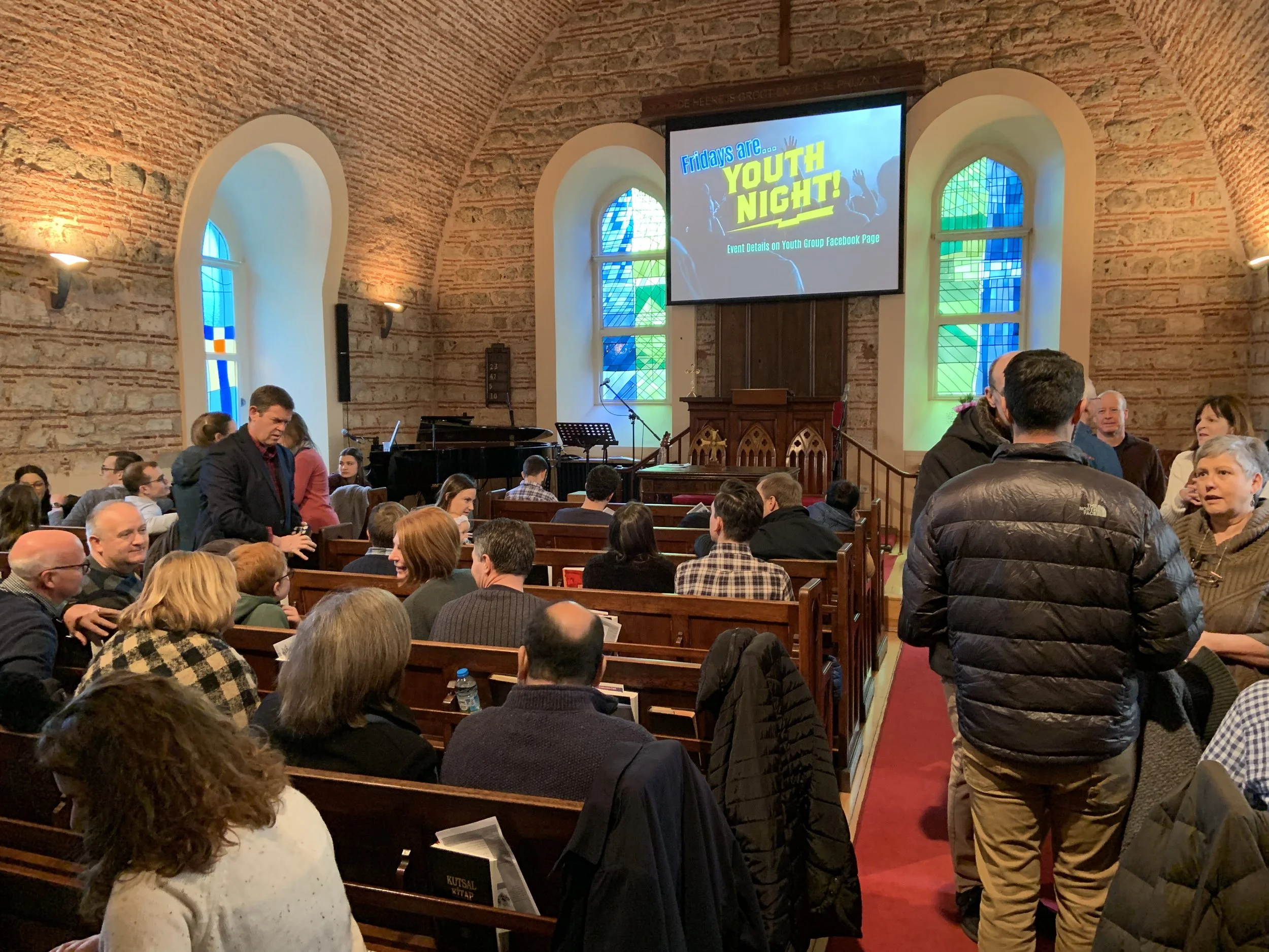 The International Church in Istanbul, with 40 nations represented.