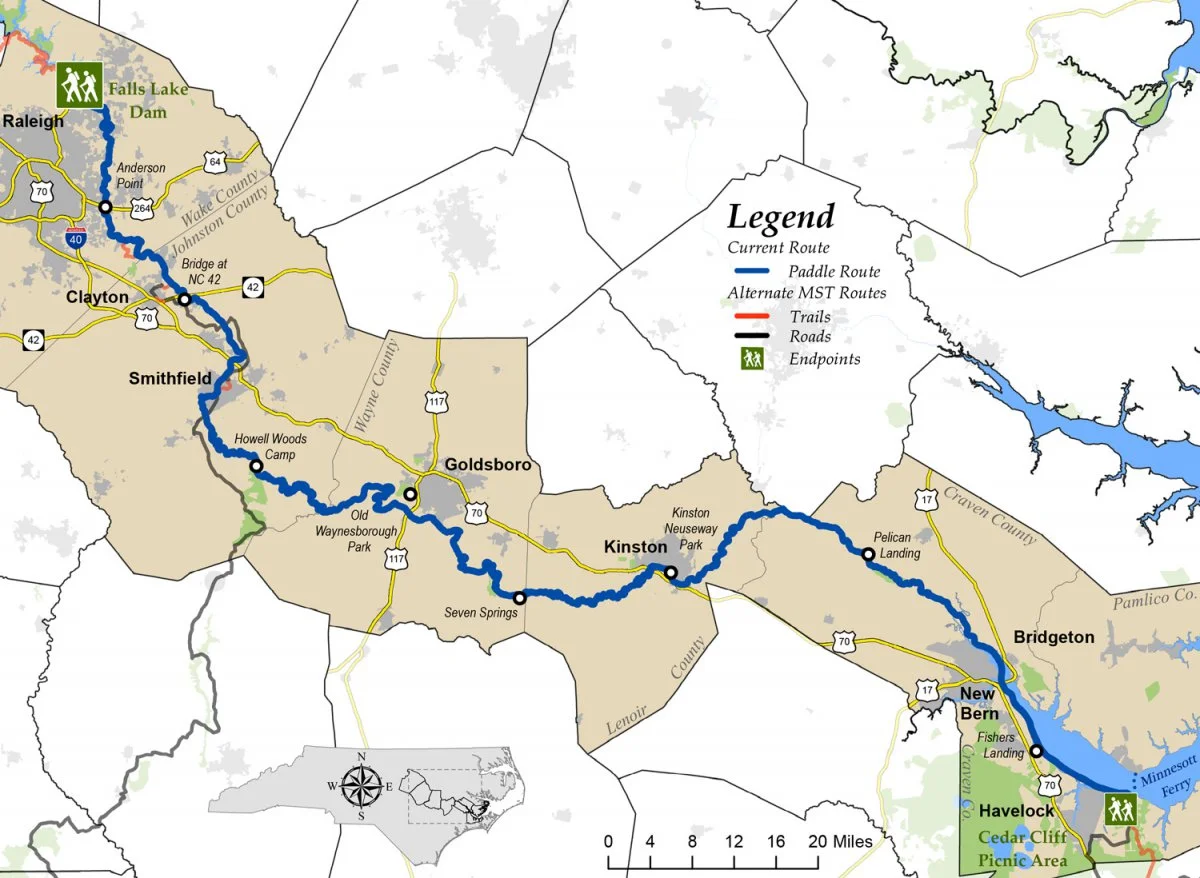 Neuse River NCMST Paddle Trail Blueway (SelfGuided) — Frog Hollow Outdoors
