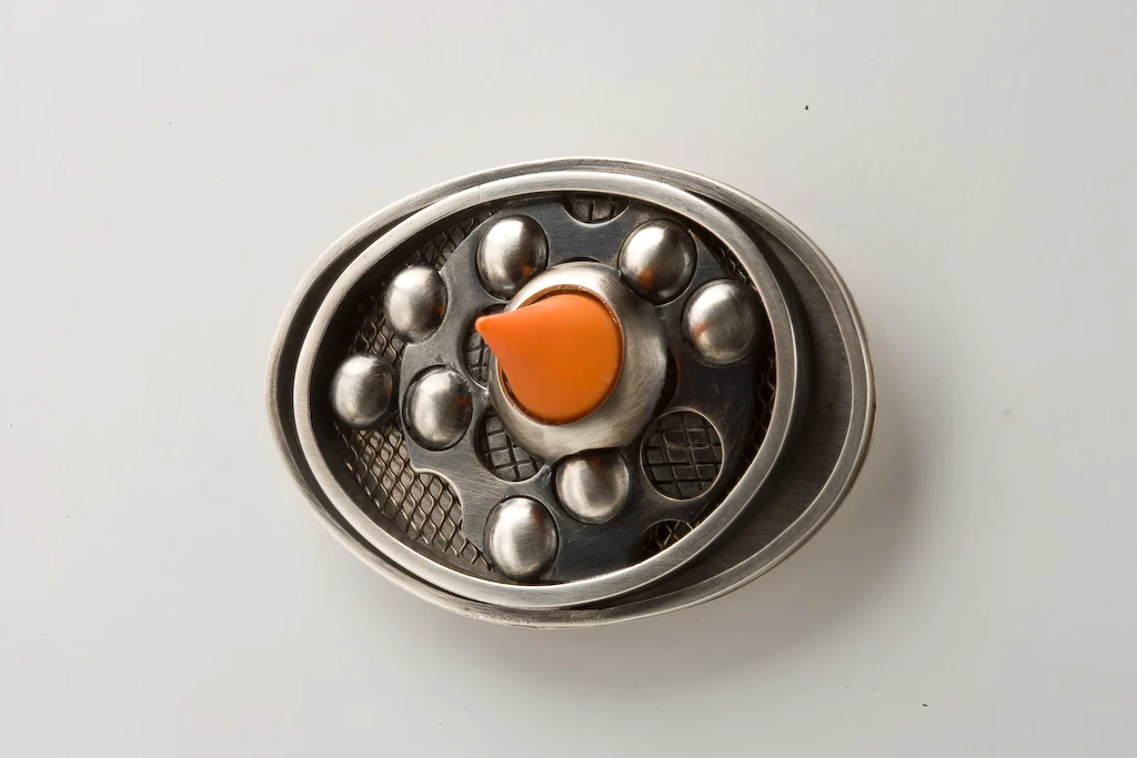 Power Brooch Orange