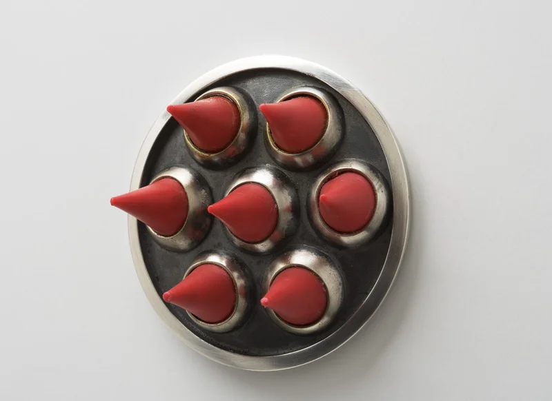 Power Brooch Red