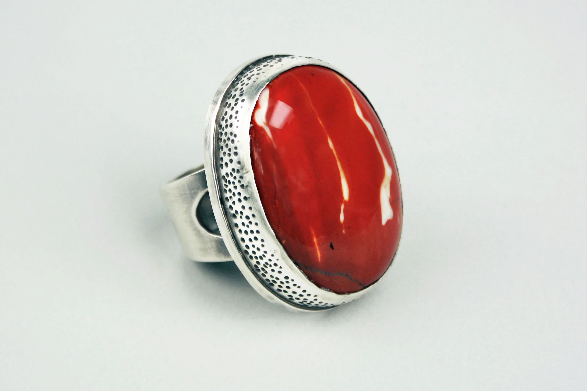 Ring with Red Agate