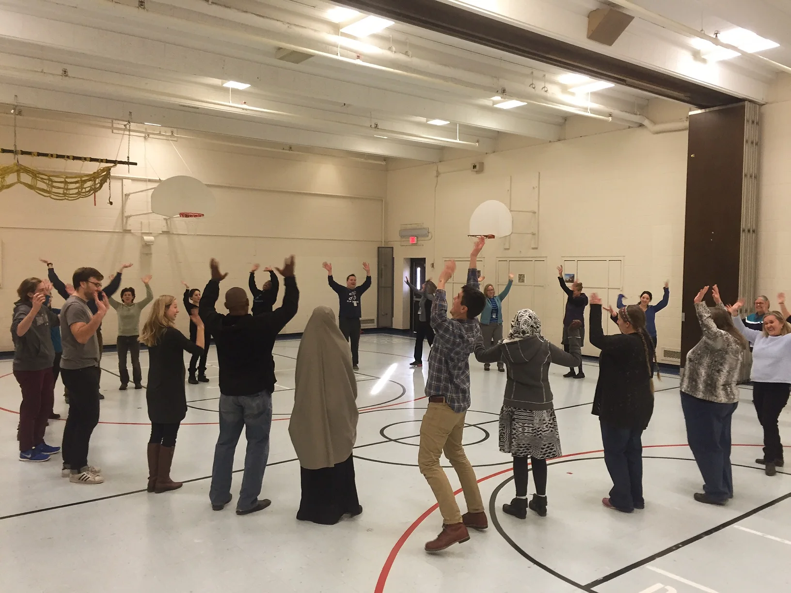 Playworks demonstration in action