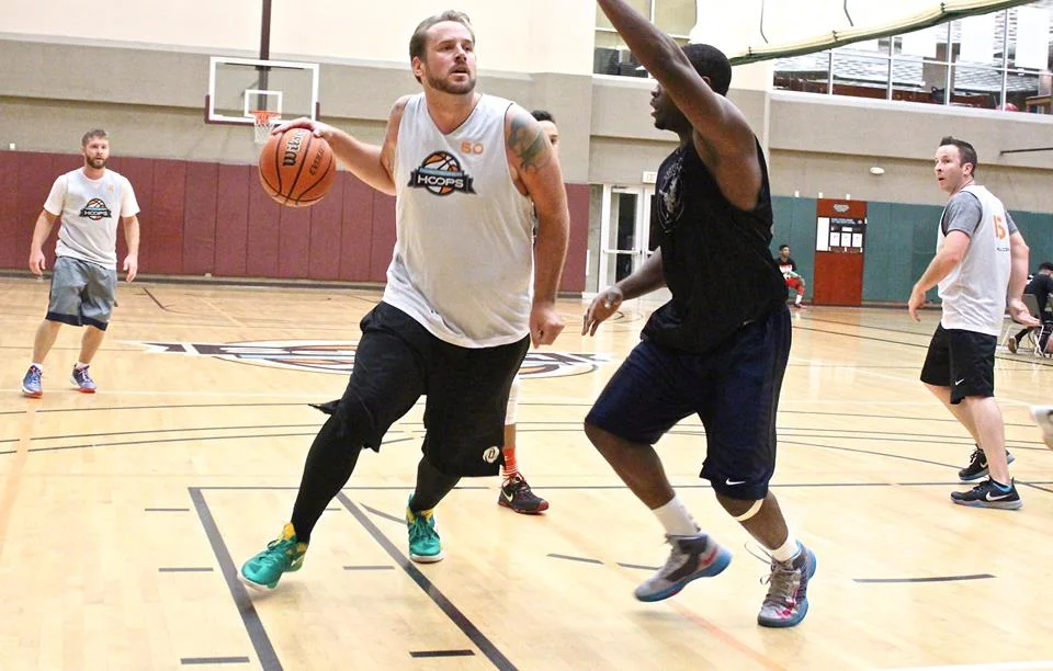 Steve Bertrand of 'Da Brickashot Fergusons' averaged 17.5 points and 17.5 rebounds in his first season of Ultimate Hoops
