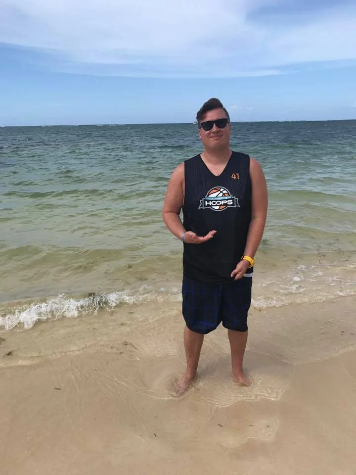 our Philly league coordinator Kevin in Jamaica...