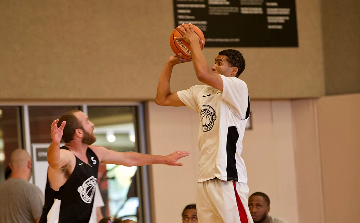 Hedrick was one of the best two-way players in the tournament