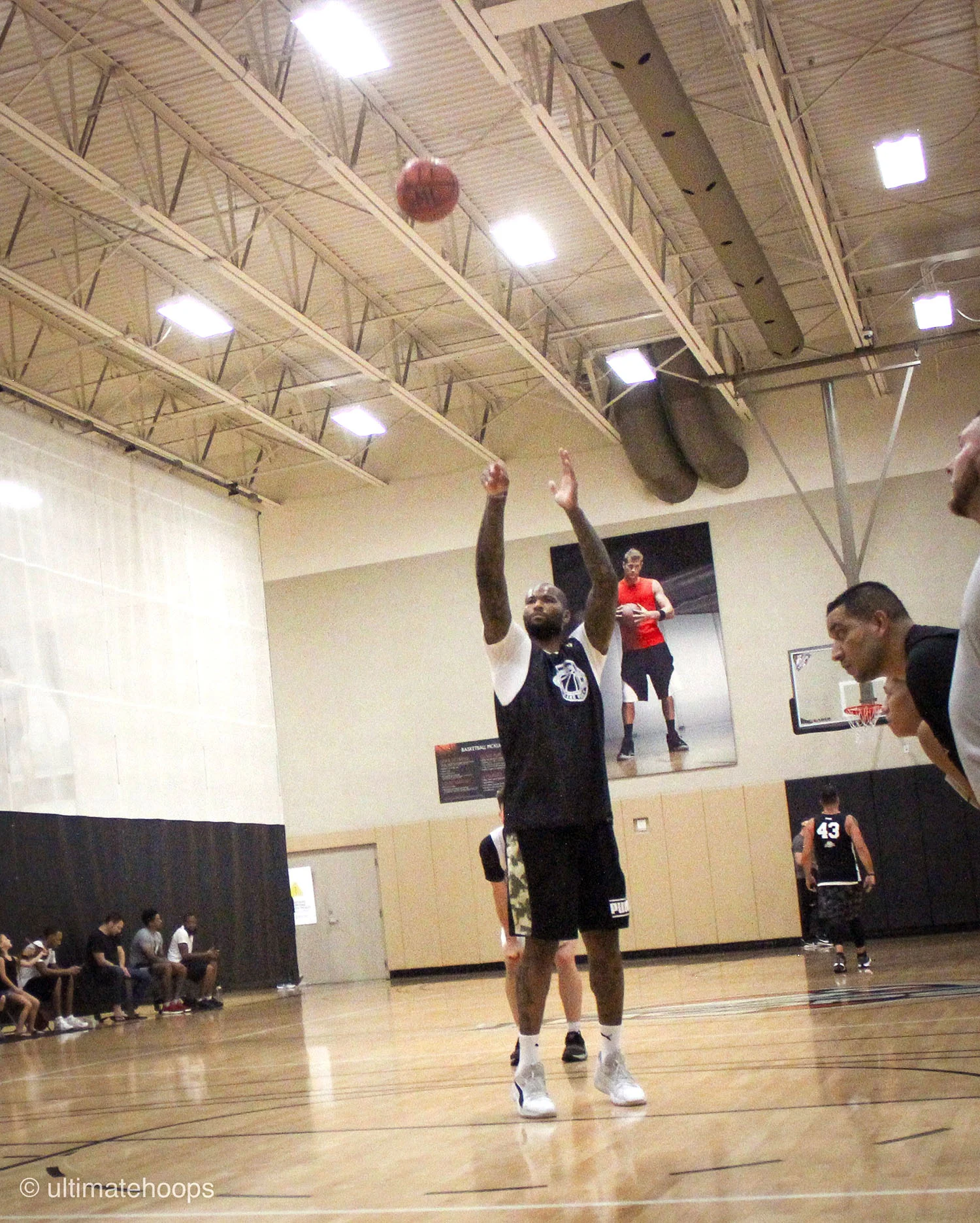 Cousins at the free-throw line at LIFE TIME- Summerlin in Las Vegas.