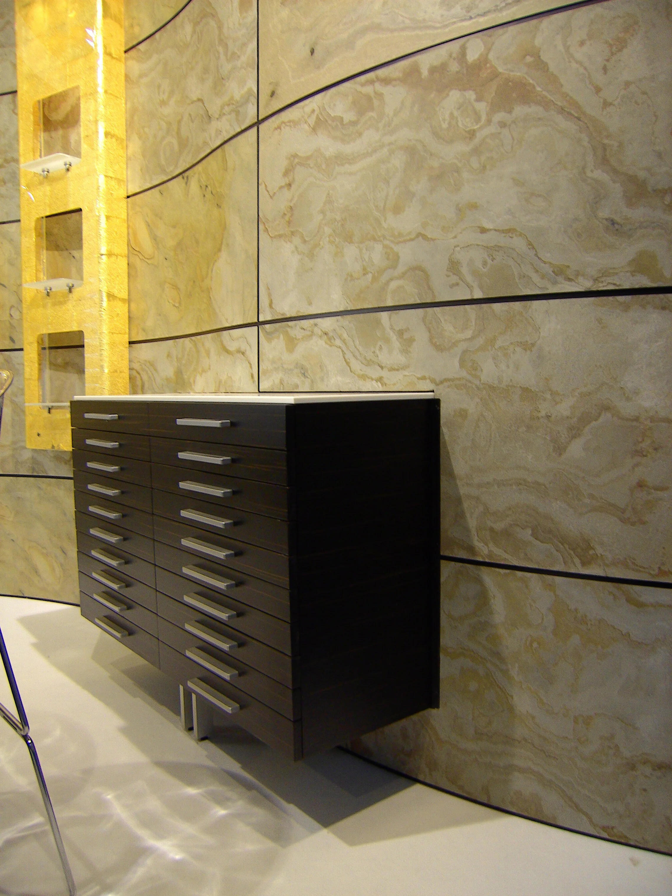  Indian Autumn TXTR-LITE Flexible Stone Veneer Curved Wall 
