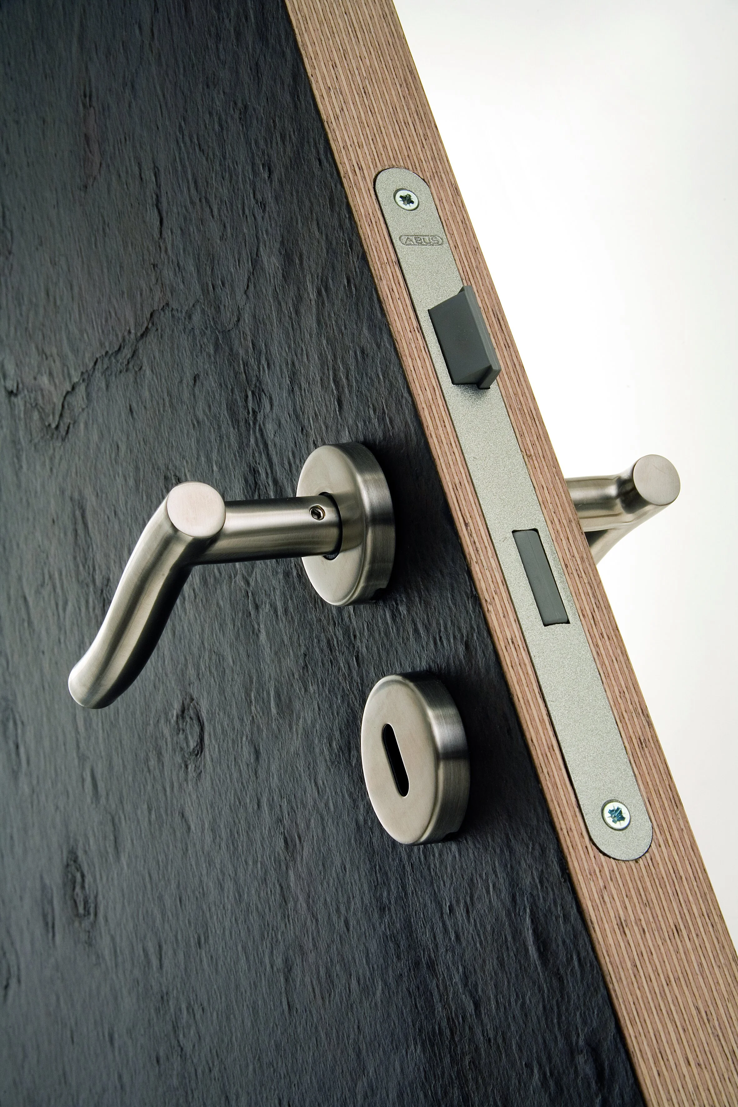  Ocean Black TXTR-LITE Flexible Stone Veneer Door 