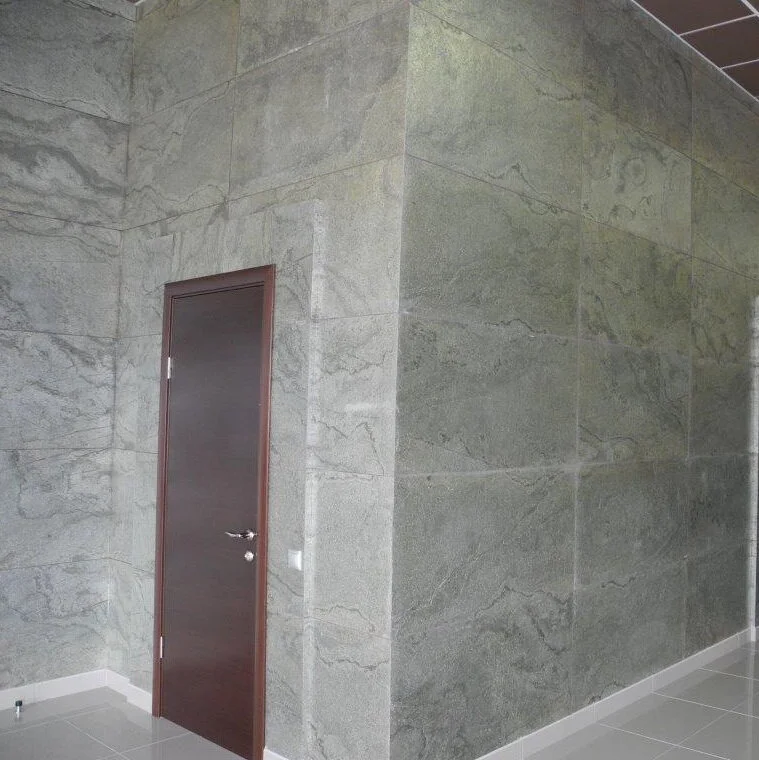  Silver Shine TXTR-LITE Flexible Stone Veneer Office Wall 