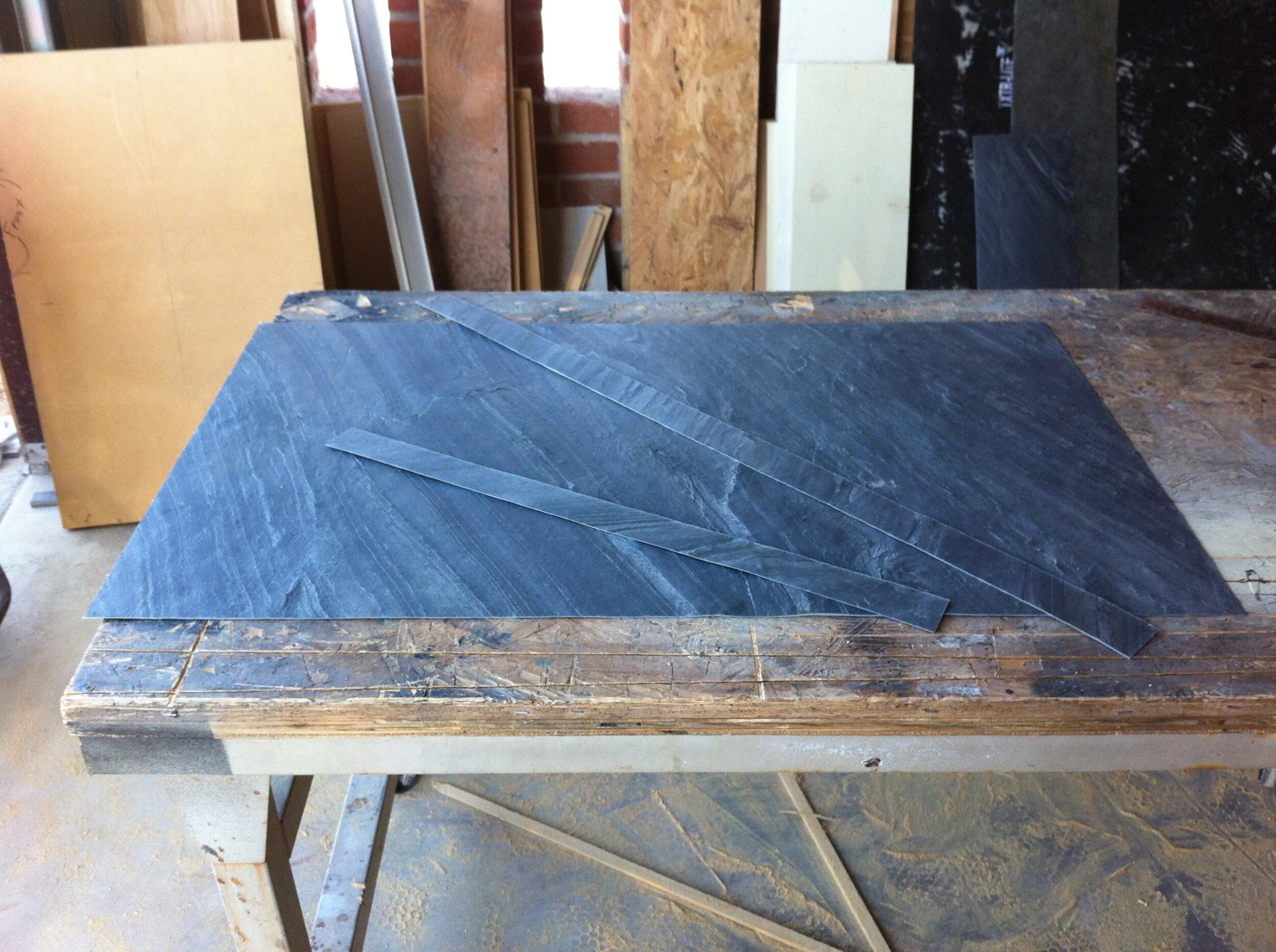 txtr-lite-flexible-stone-veneer-bathroom-vanity-wwtxtr-lite strips cut and numbered for placement.jpg