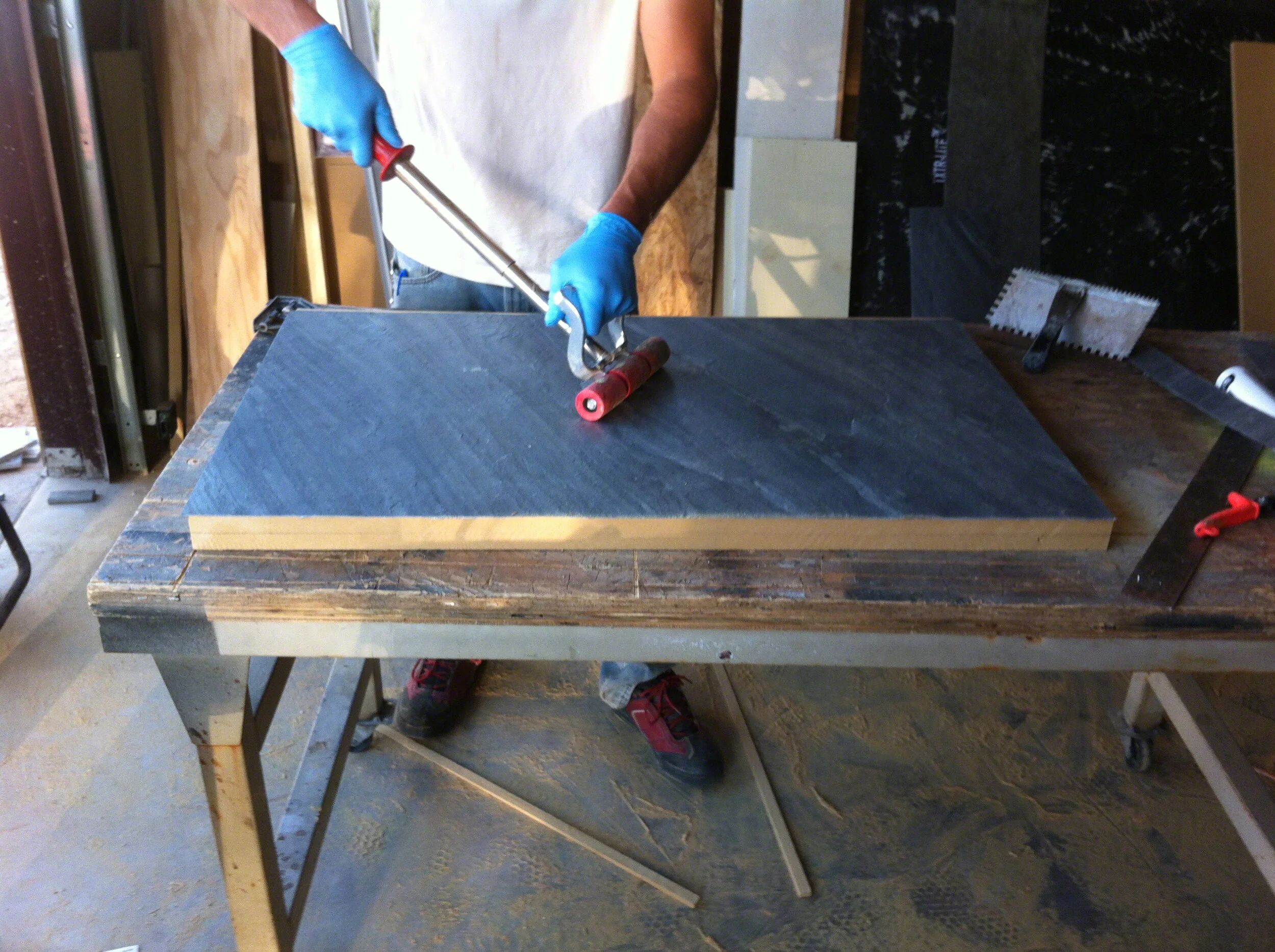 txtr-lite-flexible-stone-veneer-bathroom-vanity-wwuse handroller to laminate txtr-lite to mdf.jpg