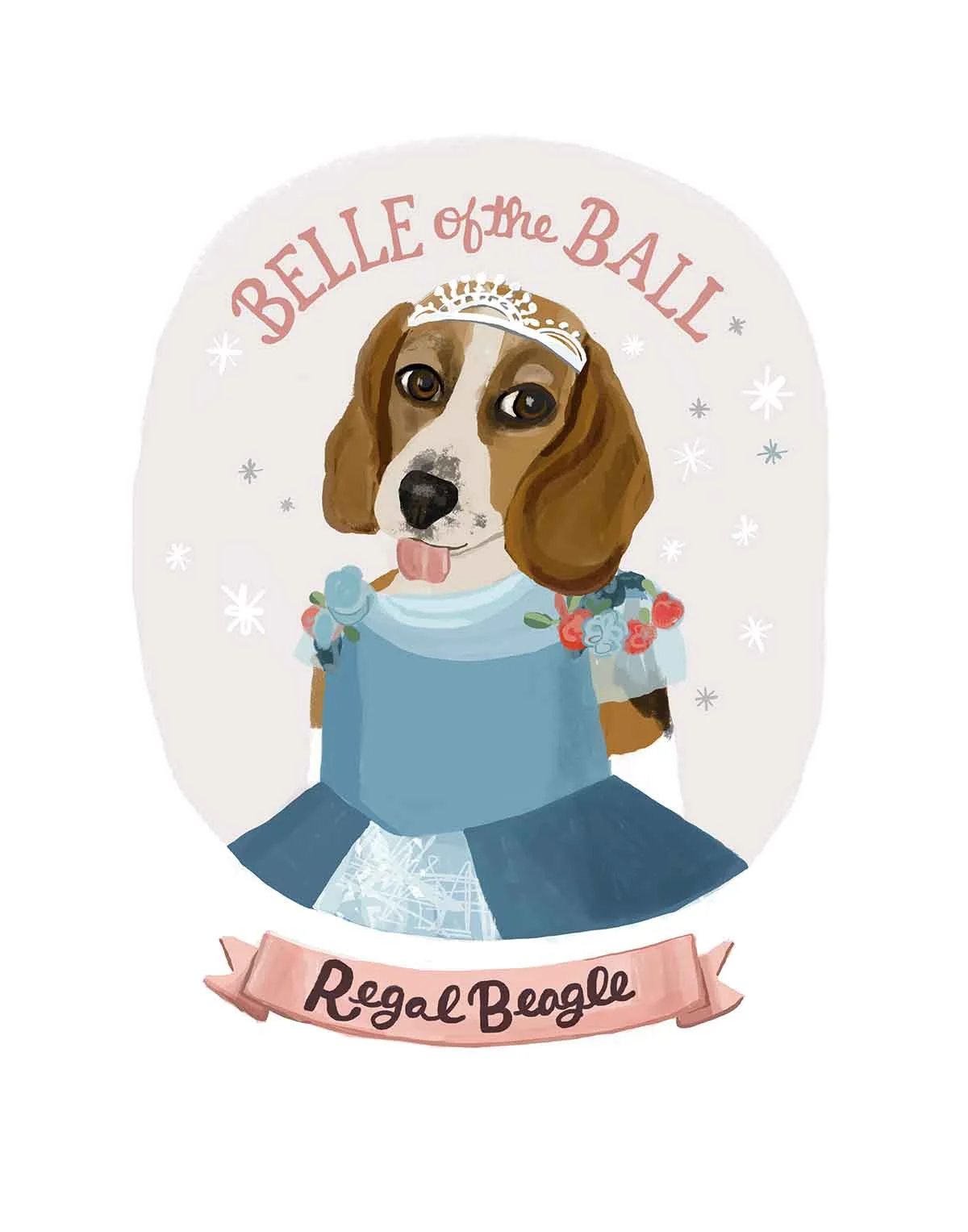 Regal Beagle: PAWS Chicago 2016 Beach Party Tumbler Art