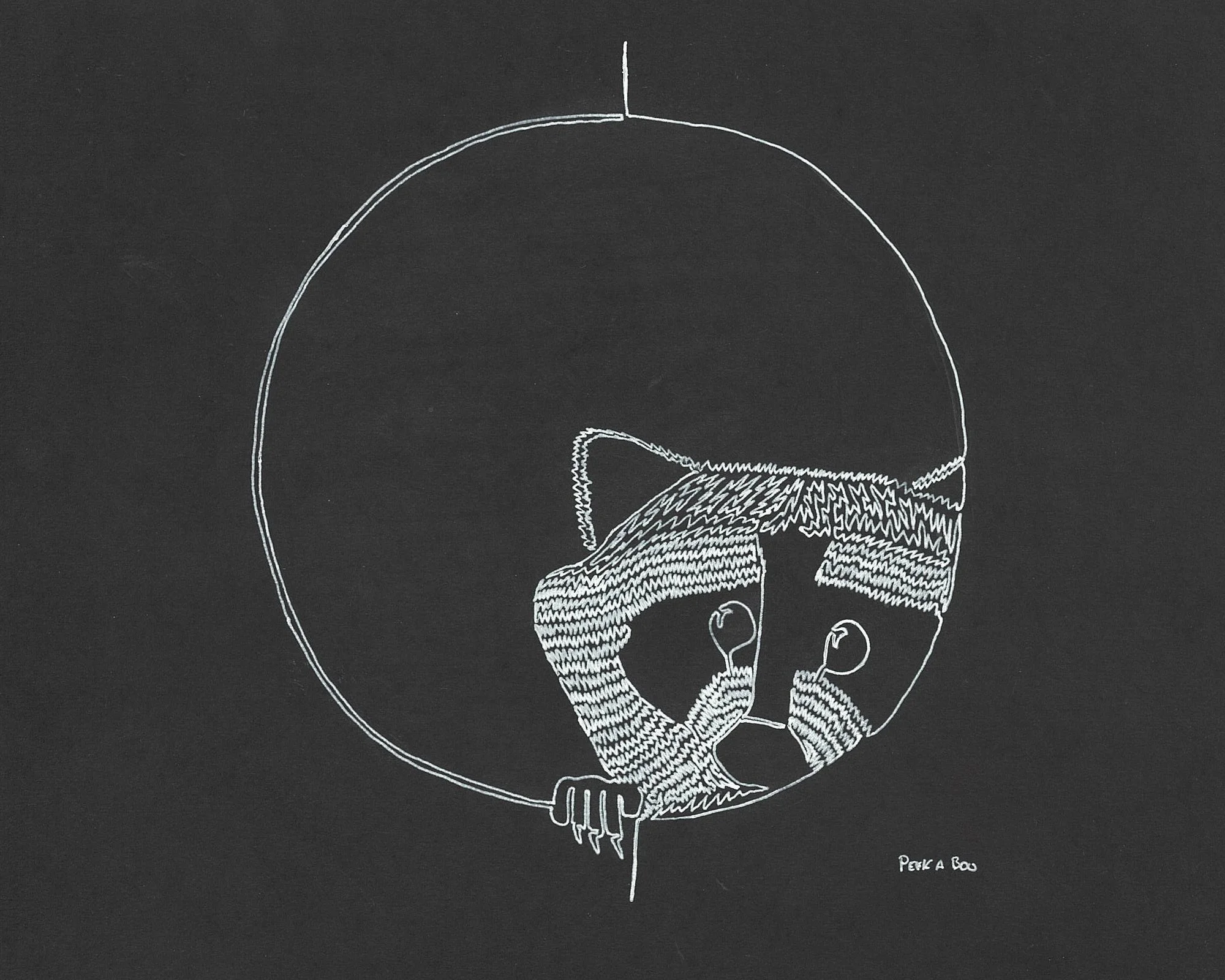 Peekaboo, 2024, 8x10