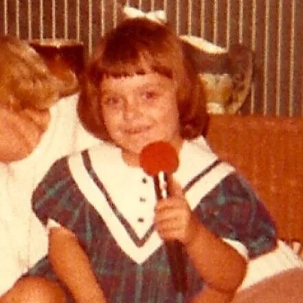 Kara circa 1980 - Baby’s First Microphone.