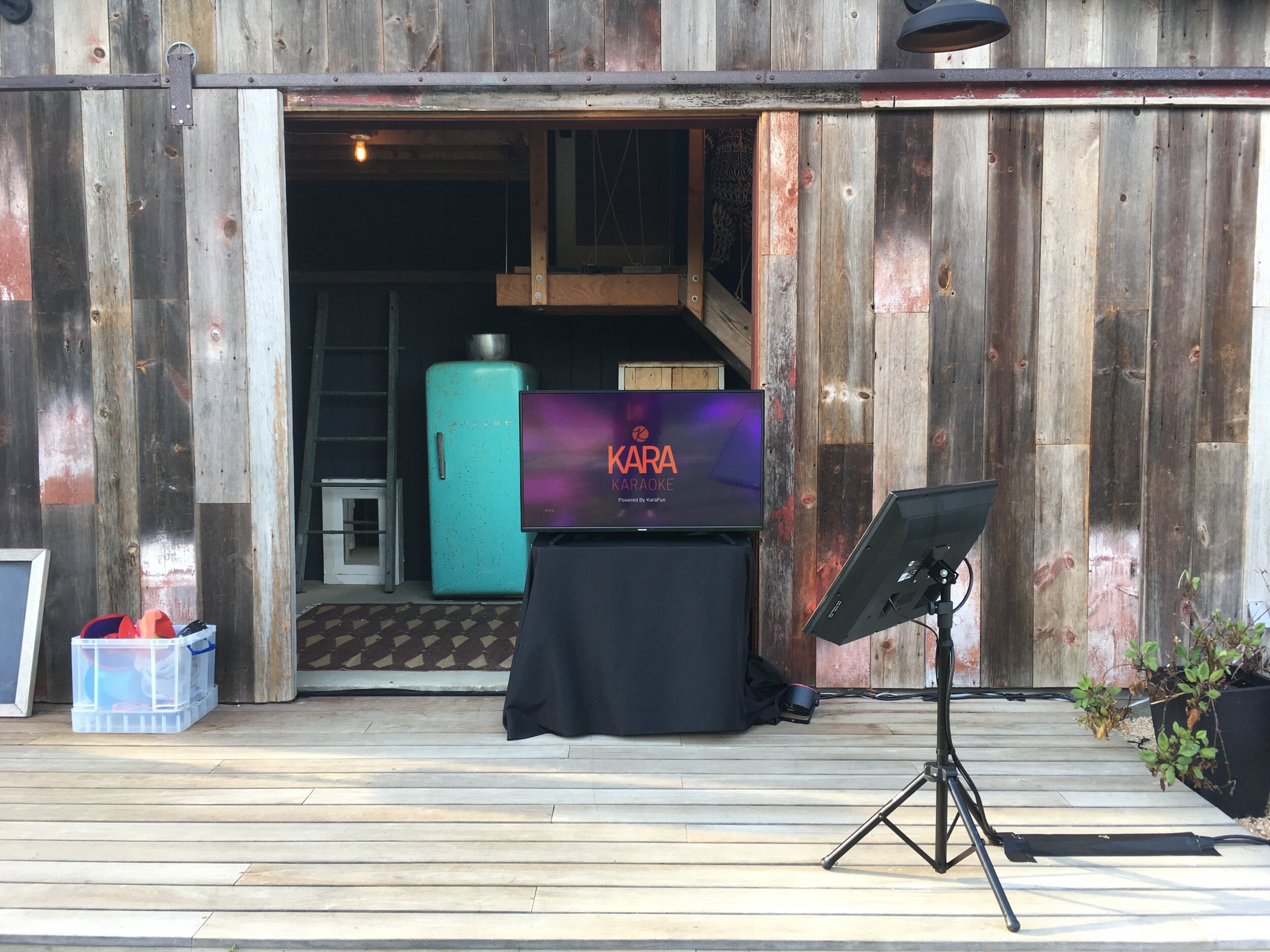 Kara Karaoke - Backyard Set Up 5.JPG