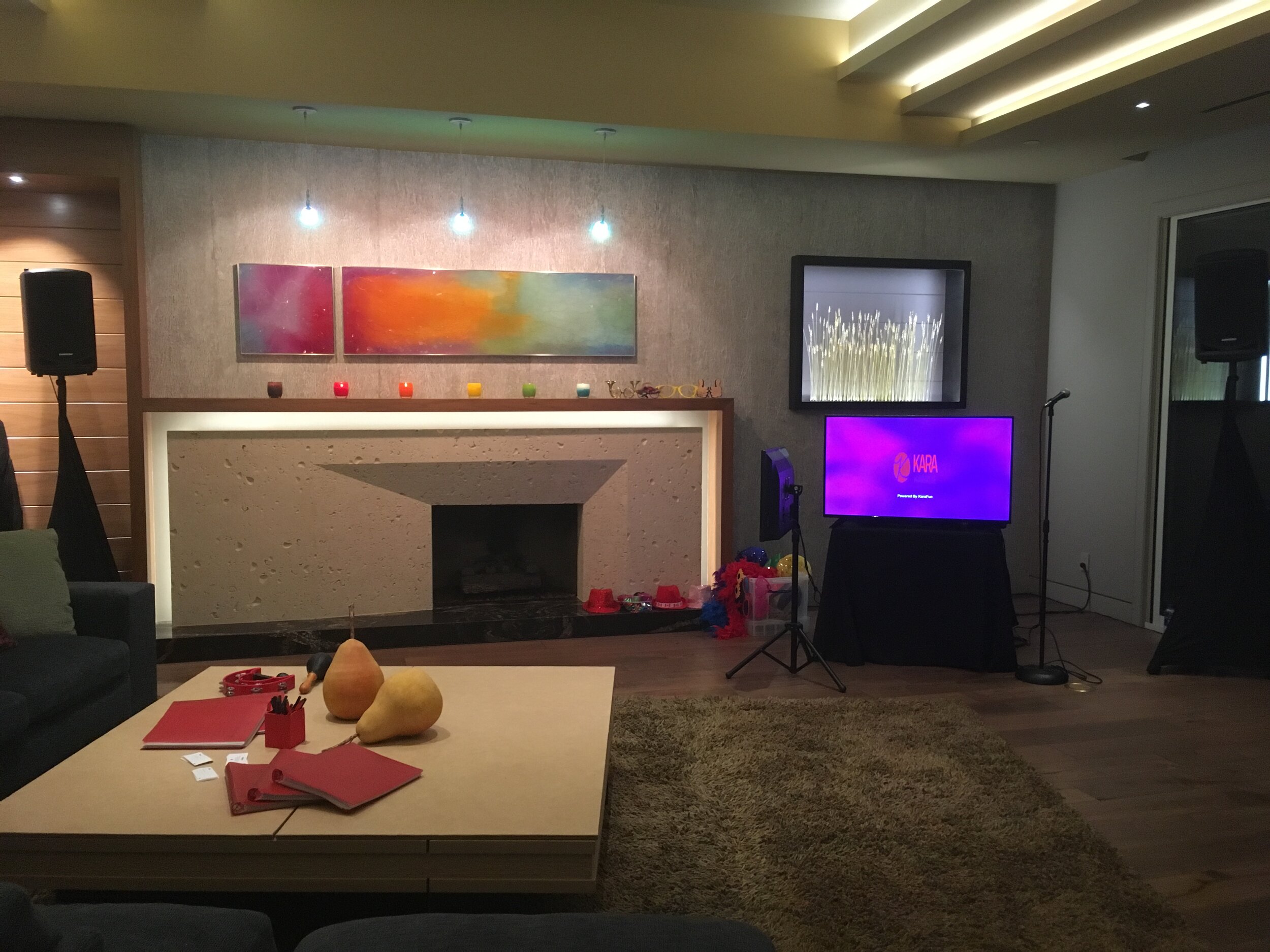 Kara Karaoke - Living Room Set Up 6.JPG