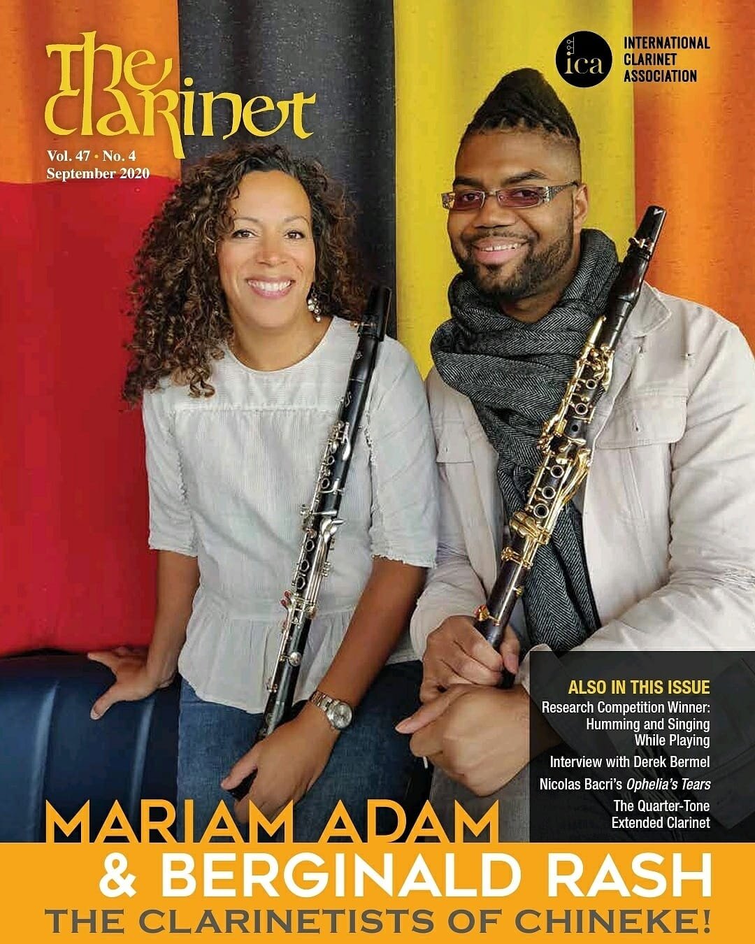 photo credit Matthew Higham  cover of Clarinet Magazine  London, UK  Southbank Centre  September 2020 