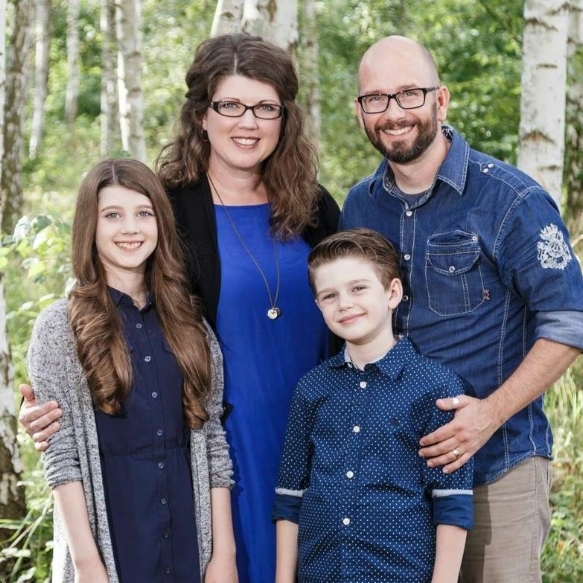 Ashworth Family: Tim, Crista, Claire, Graham.