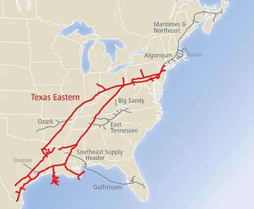 Texas Gas Transmission Map Pipeline Database: Major Transmissions Gas Pipeline Tariffs — The Coalition  For Renewable Natural Gas