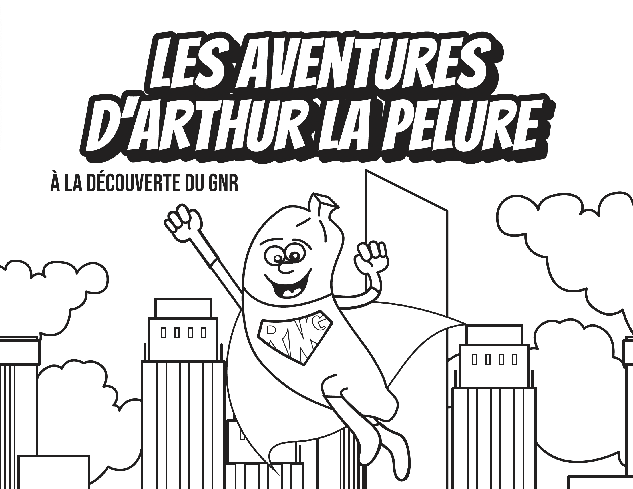 French Translation: Pete the Peel Coloring Book