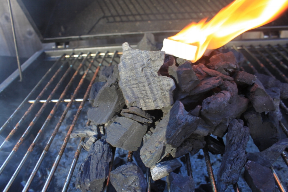 How not to light coal.