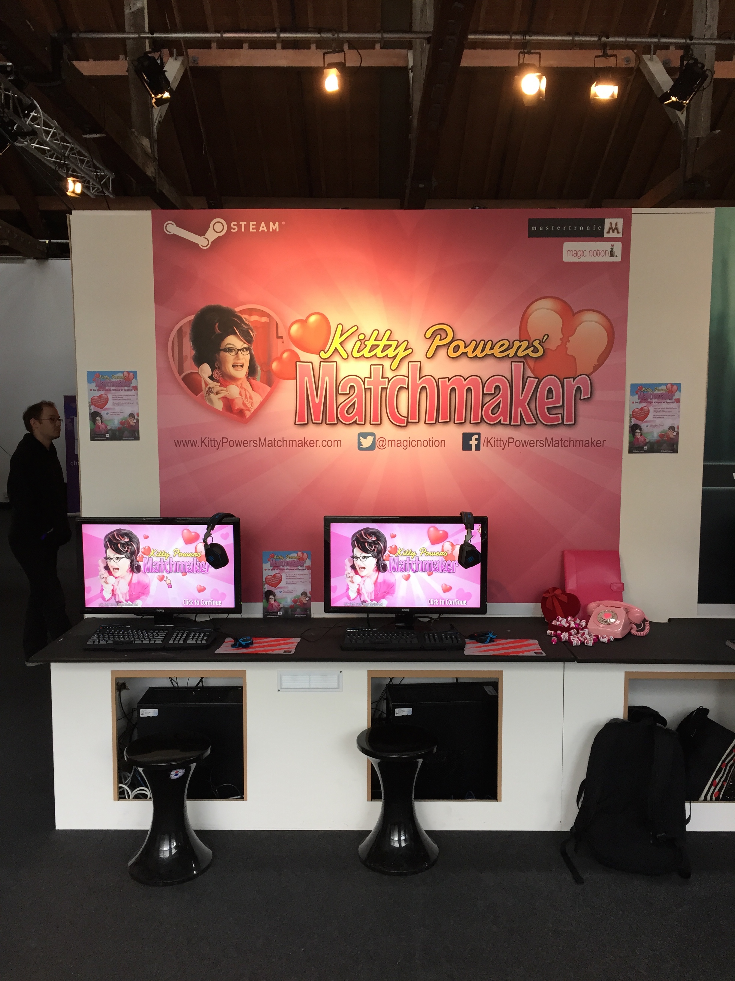 Our lovely booth